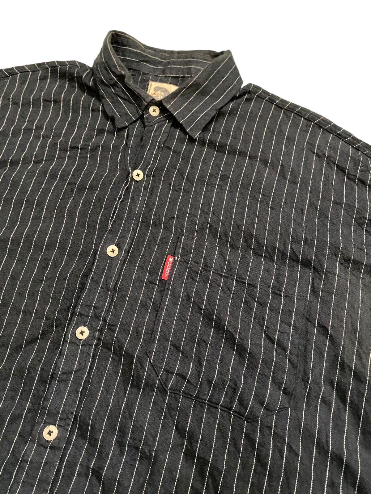 The Real McCoy's 💥Japanese designer The Real Mccoy Stripe Button Shirt Size US L / EU 52-54 / 3 - 5 Thumbnail