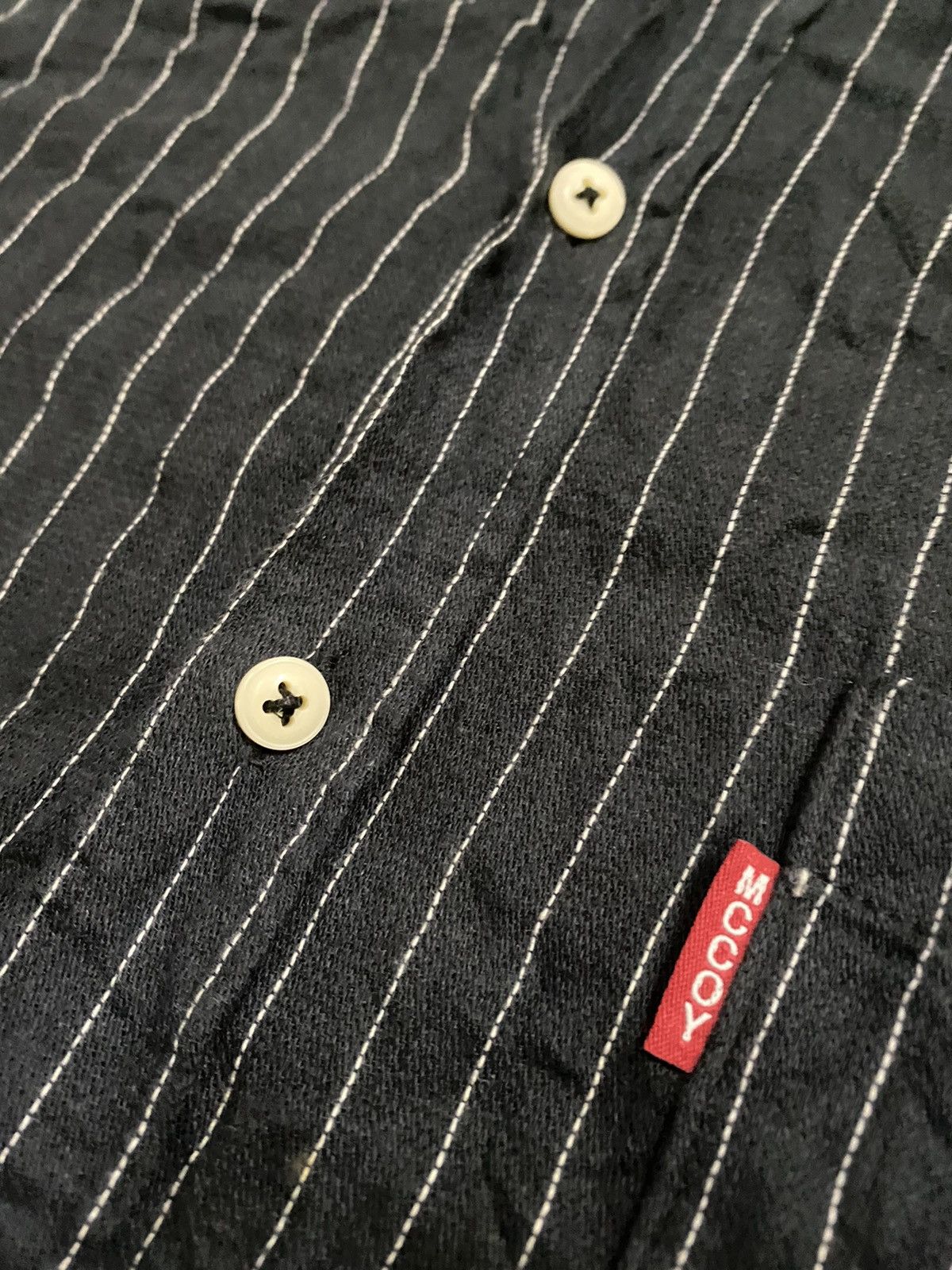 The Real McCoy's 💥Japanese designer The Real Mccoy Stripe Button Shirt Size US L / EU 52-54 / 3 - 7 Thumbnail