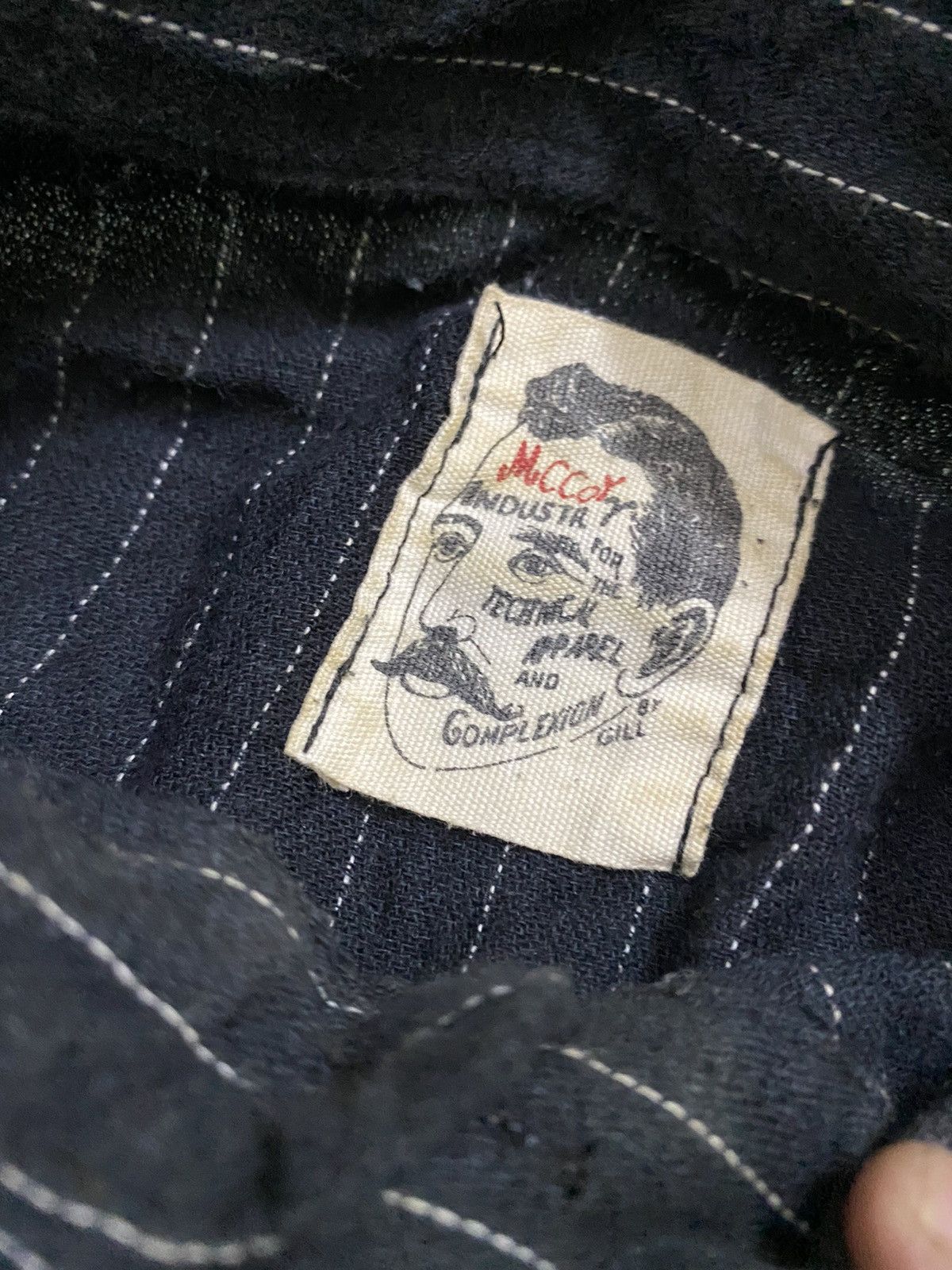 The Real McCoy's 💥Japanese designer The Real Mccoy Stripe Button Shirt Size US L / EU 52-54 / 3 - 8 Thumbnail