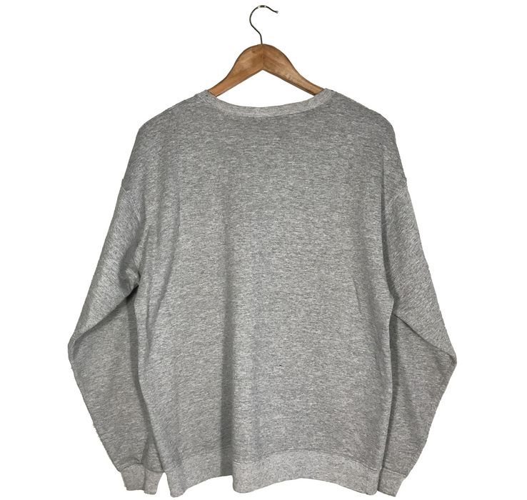 Vintage Vintage Hanes blank crewneck gray | Grailed