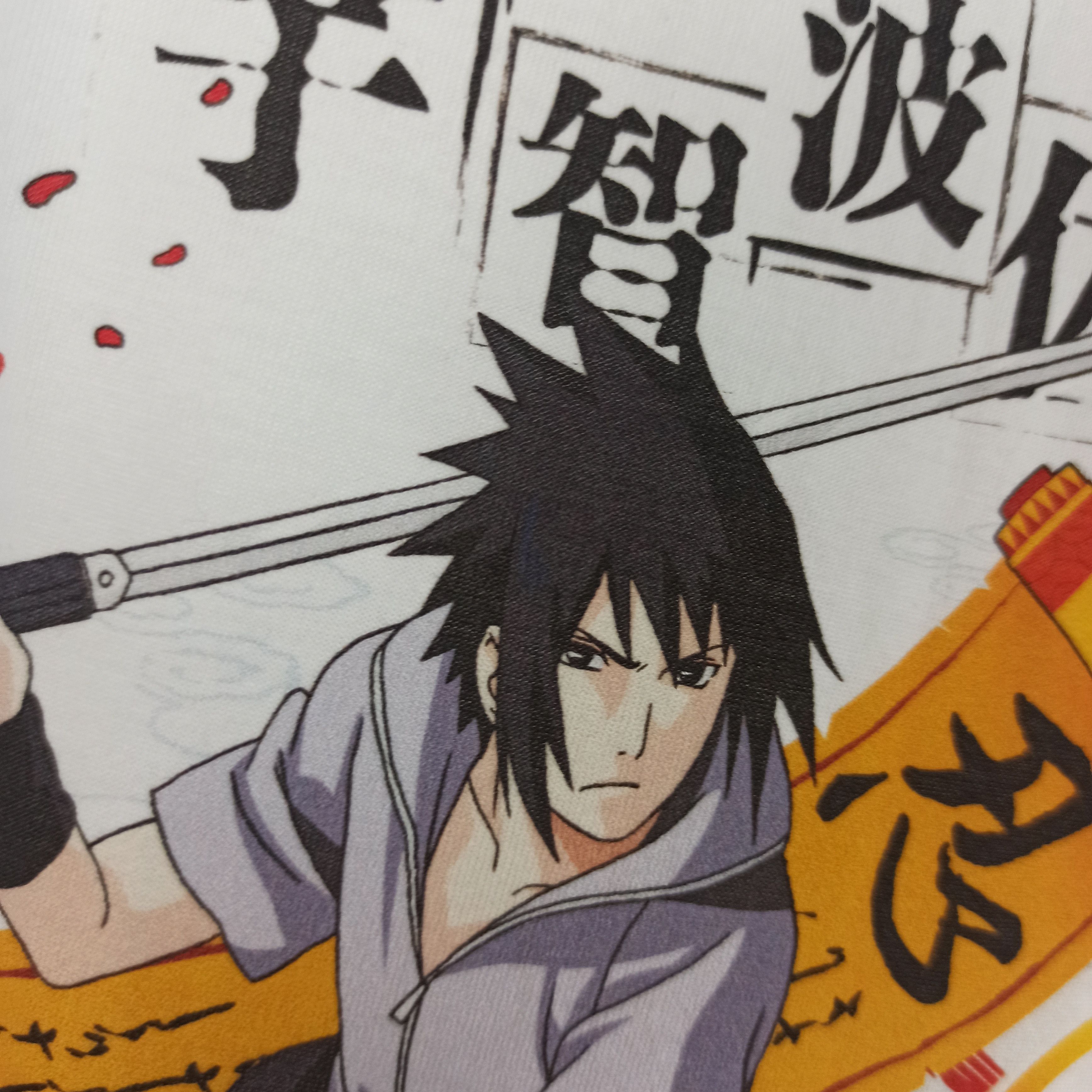 Anime Vtg Anime Promo Naruto Shippuden Character Sasuke Uchiha Size US L / EU 52-54 / 3 - 5 Thumbnail