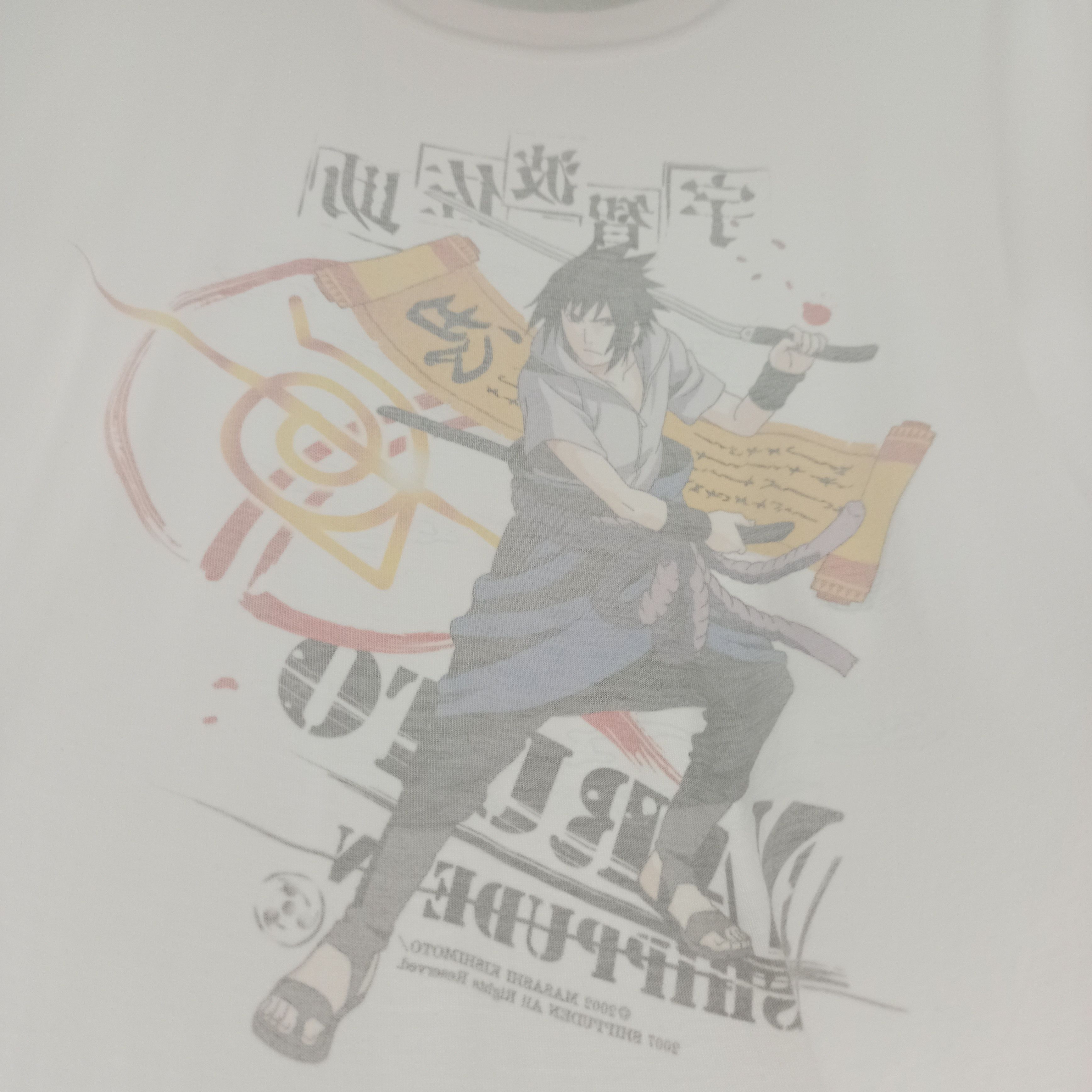 Anime Vtg Anime Promo Naruto Shippuden Character Sasuke Uchiha Size US L / EU 52-54 / 3 - 7 Thumbnail