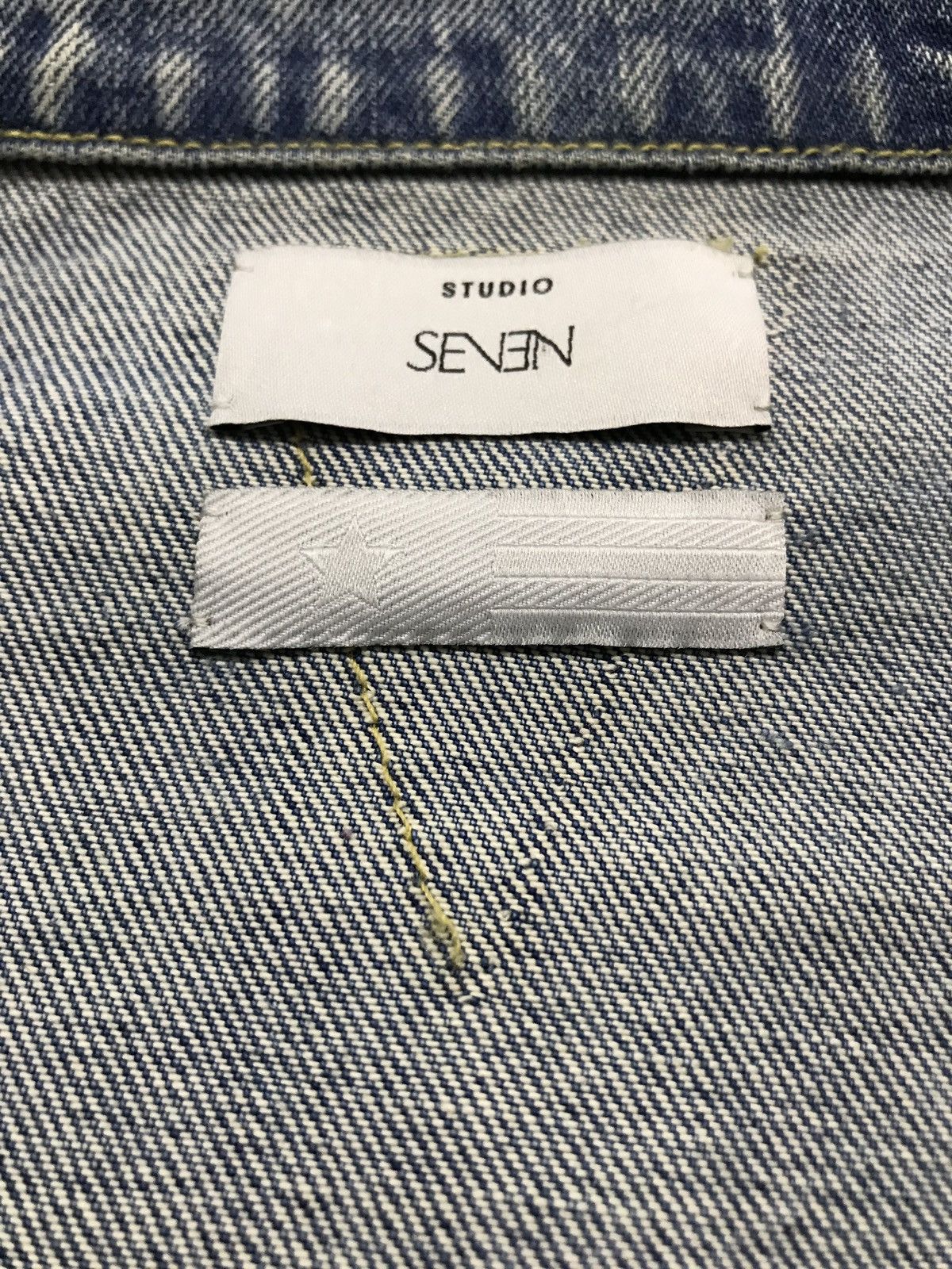 Studio Seven 17AW Damage Denim Jacket Size US M / EU 48-50 / 2 - 9 Thumbnail