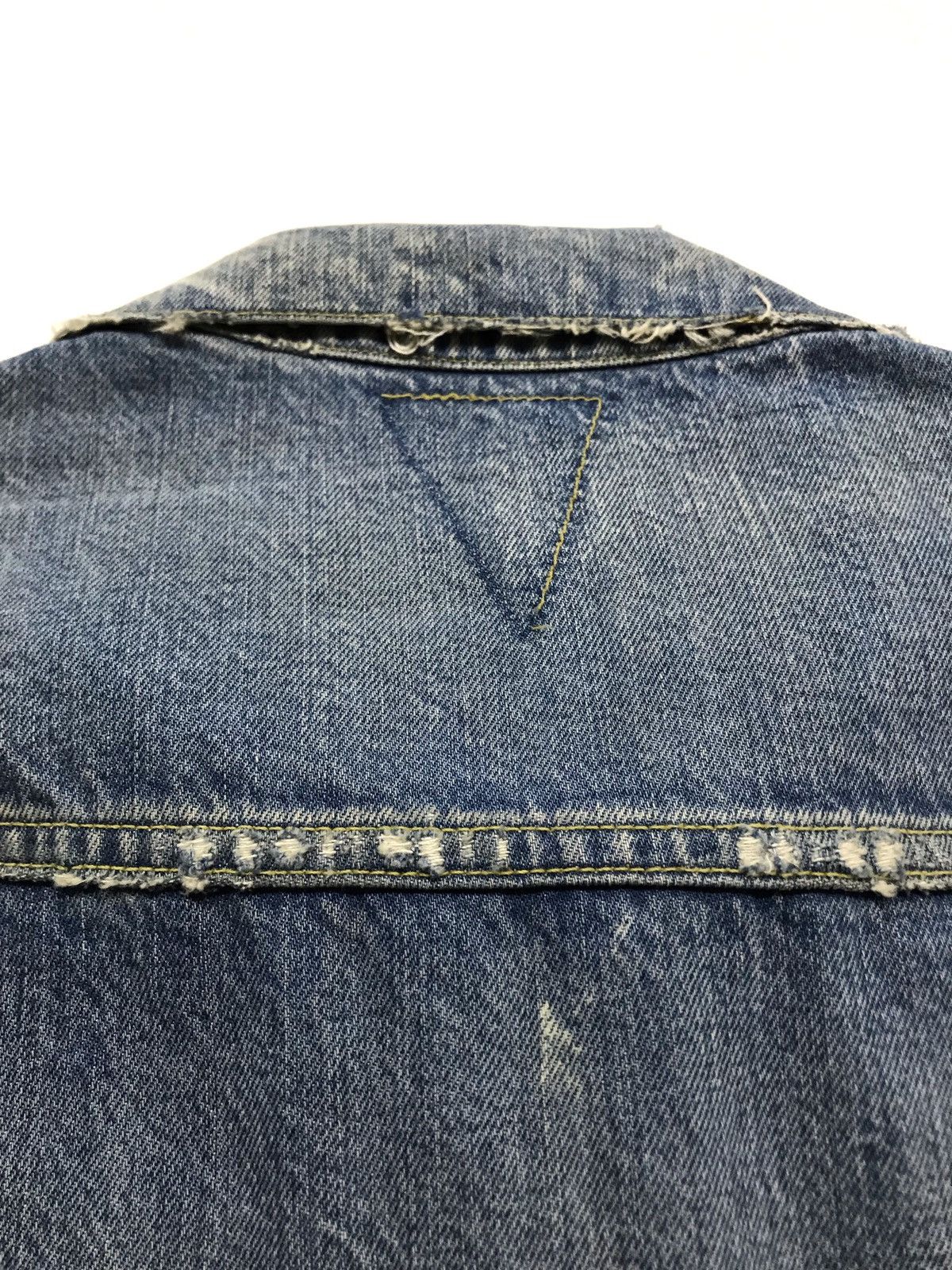 Studio Seven 17AW Damage Denim Jacket Size US M / EU 48-50 / 2 - 6 Thumbnail