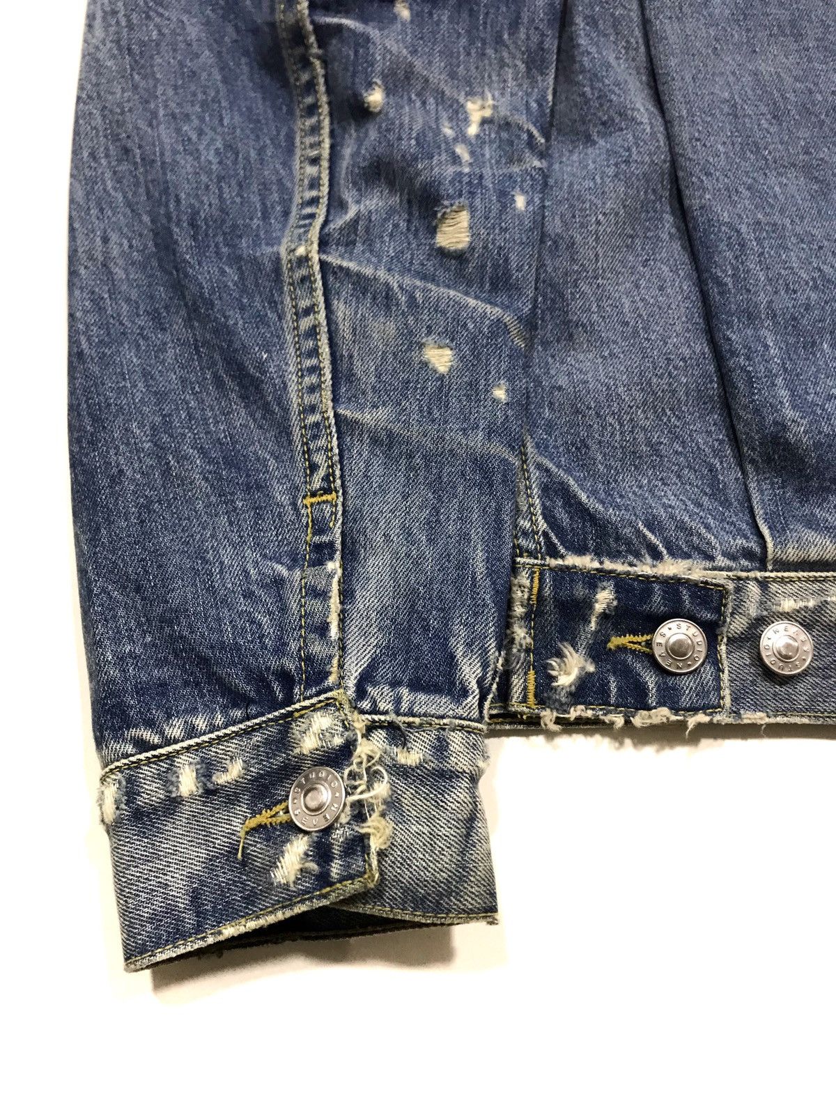 Studio Seven 17AW Damage Denim Jacket Size US M / EU 48-50 / 2 - 7 Thumbnail