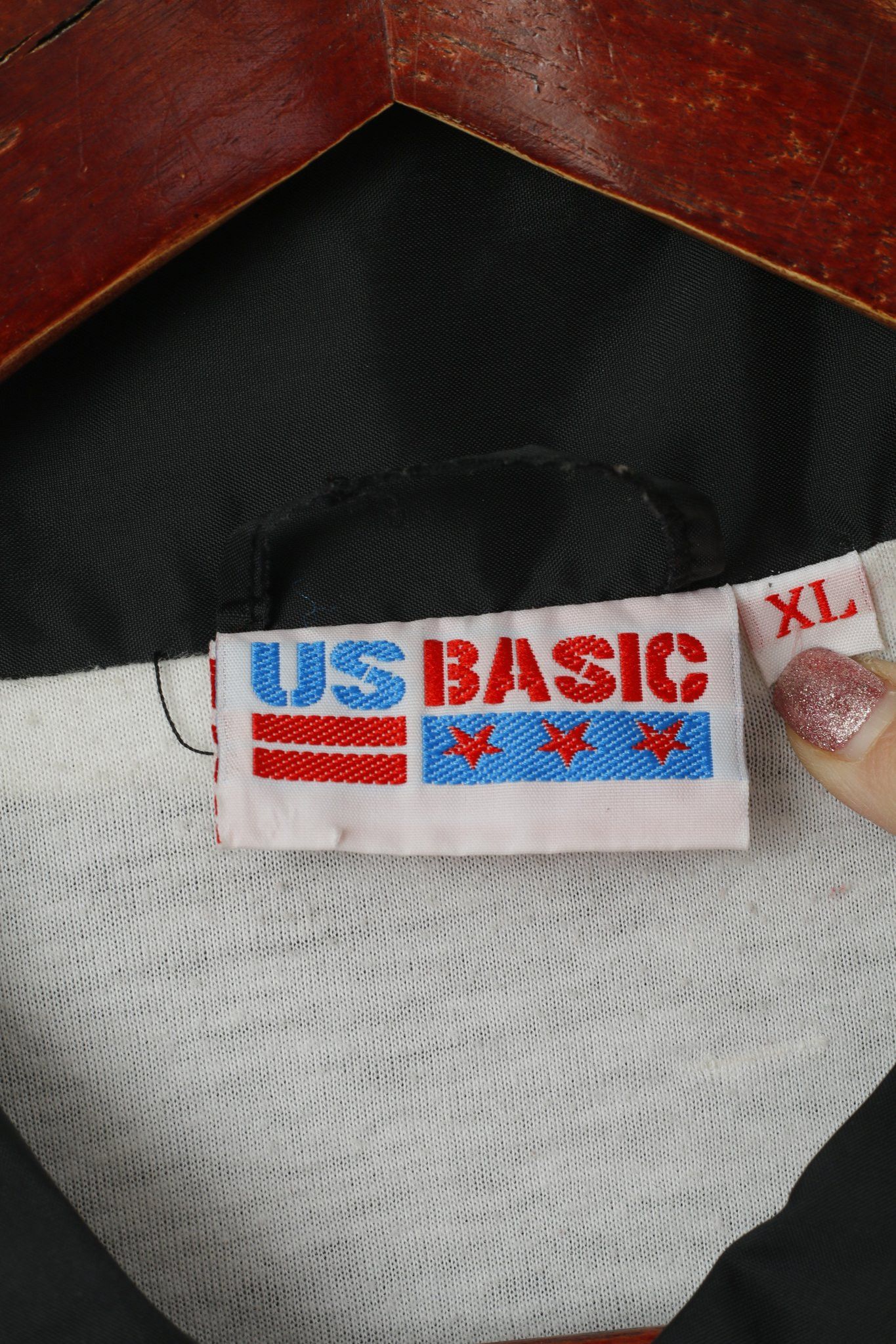Vintage US Basic Men XL Jacket Black SCOOTER vtg Top 5633 Size US XL / EU 56 / 4 - 4 Thumbnail