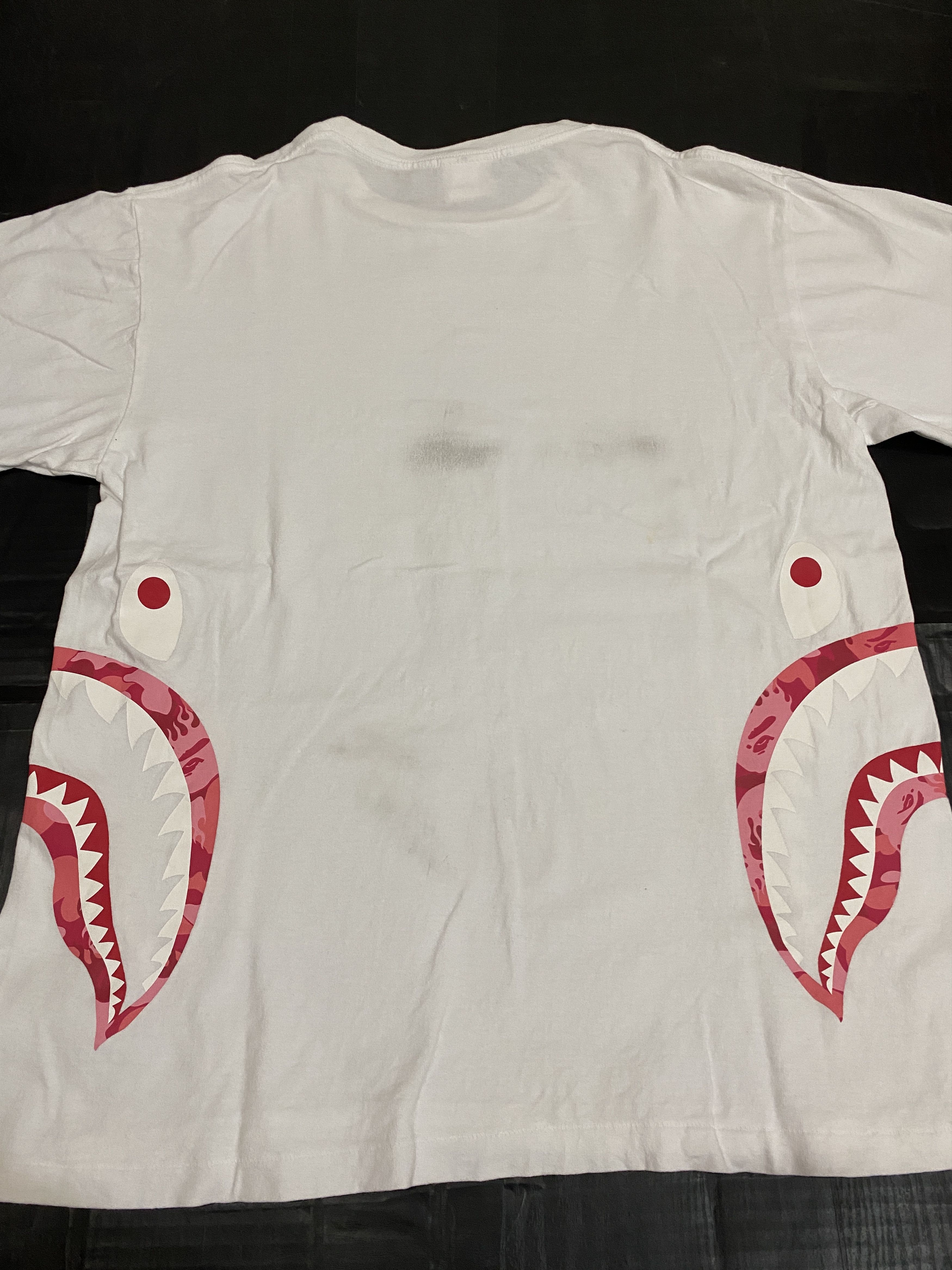Bape Fire Camo Side Shark Tee Size US XL / EU 56 / 4 - 5 Thumbnail
