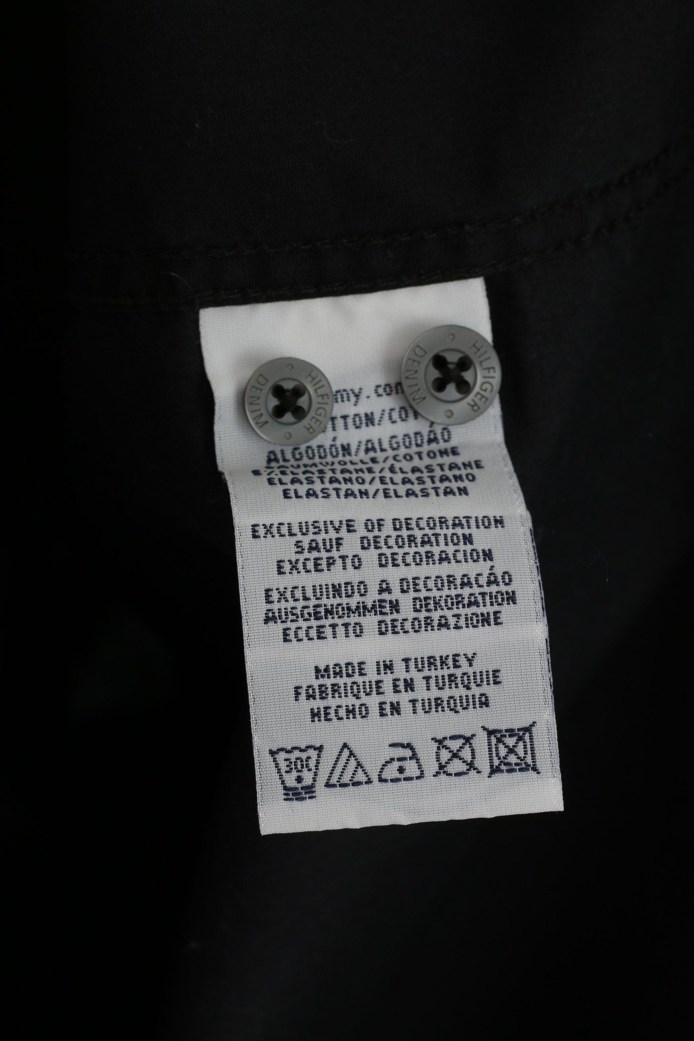 Tommy Hilfiger Hilfiger Denim Men M Casual Shirt Fit Cotton Cuff 0651 Size US M / EU 48-50 / 2 - 4 Thumbnail