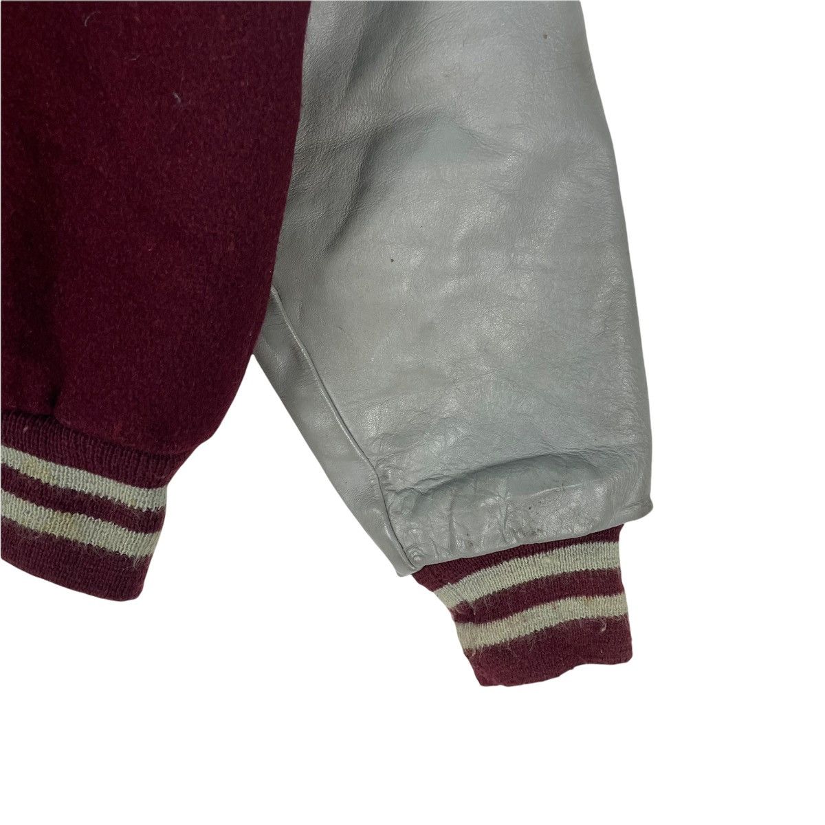 Vintage 🌟FORDHAM Letterman Varsity Leather Jacket Size US S / EU 44-46 / 1 - 7 Thumbnail