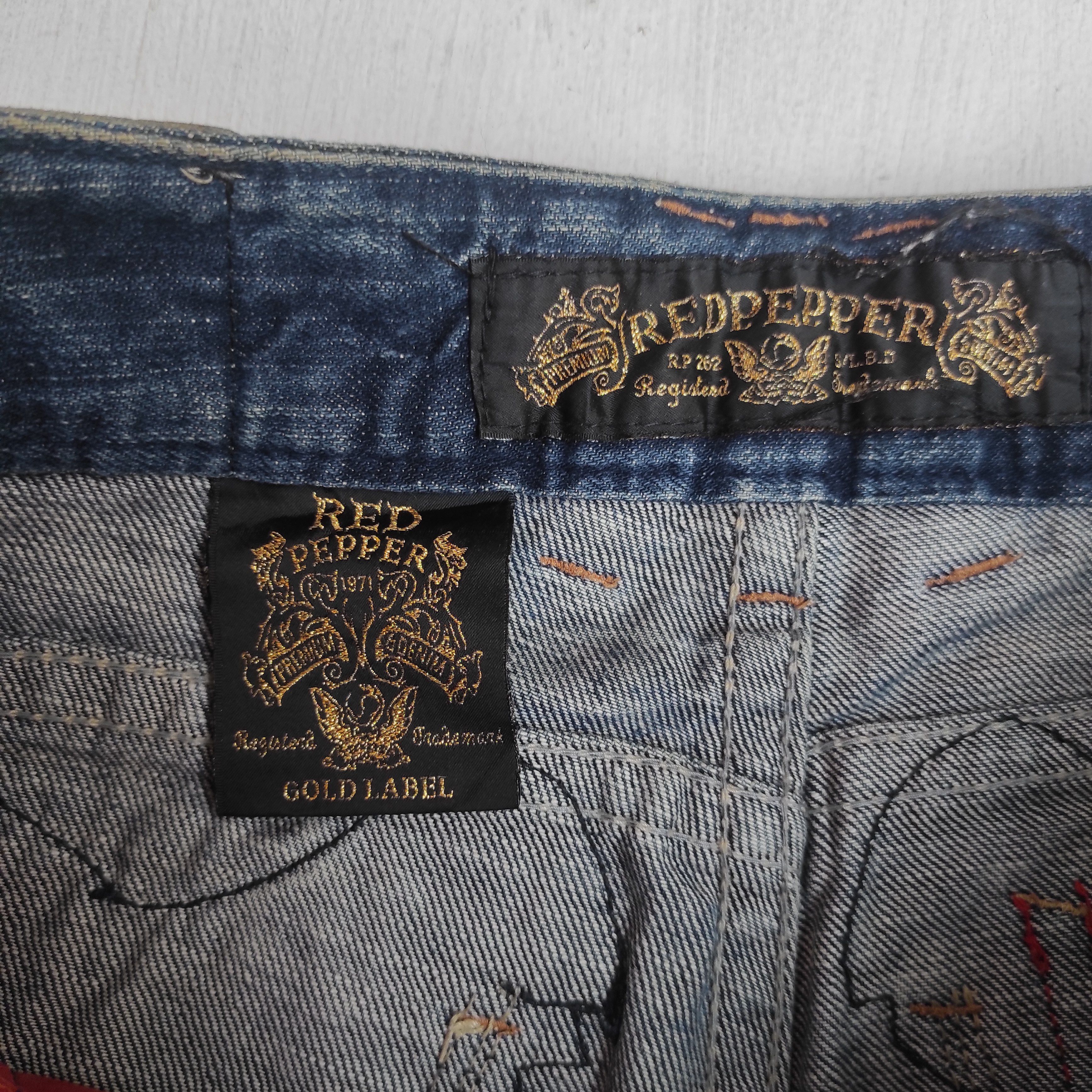 Hysteric Glamour Flare Jeans RED PEPPER Low Rise Boot cut size 27 fit 28 Size US 27 - 13 Thumbnail