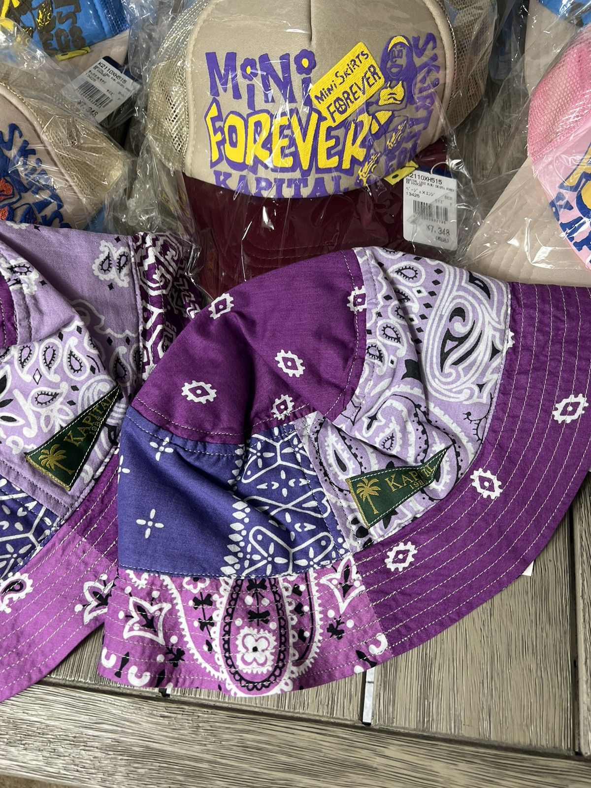 Kapital Kapital Bandana Bucket Hat Size ONE SIZE - 1 Thumbnail