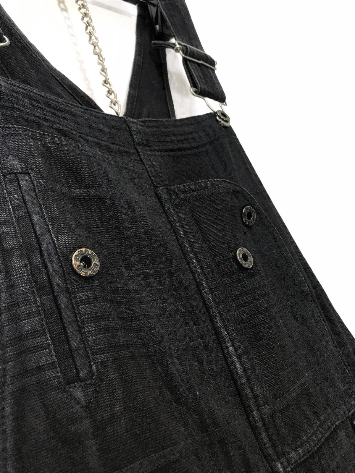 Japanese Brand PPFM Plaid Overalls Thick Multipockets 3🟦2 Size US 33 - 4 Thumbnail
