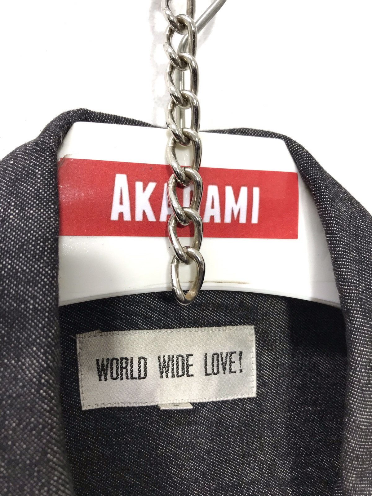 Japanese Brand ☠World Wide Love Coverall Jumpsuit Thin Denim Skull 17🟩 Size US S / EU 44-46 / 1 - 7 Thumbnail