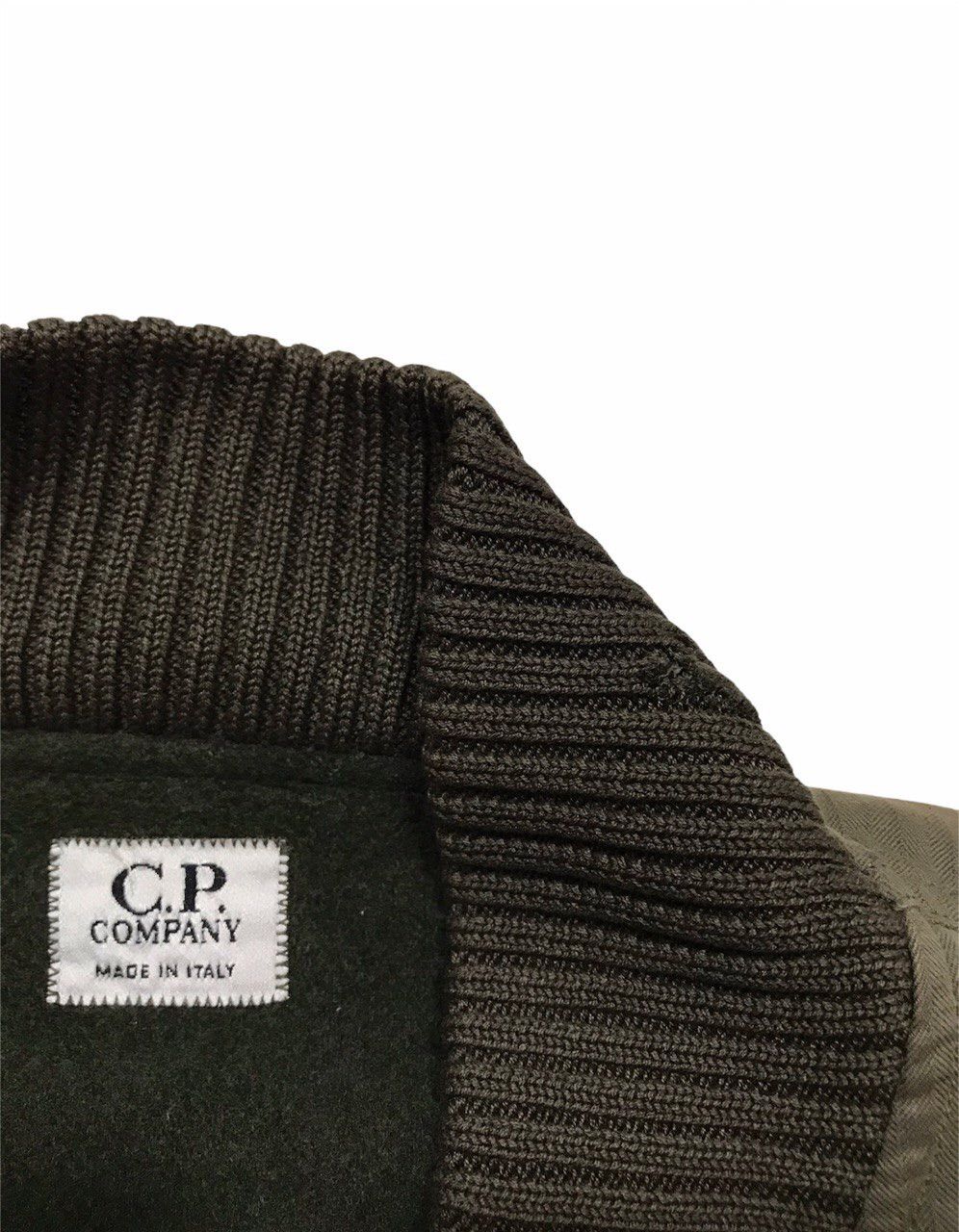 C.P. Company AW97 Archive Rubber Wool HBT Pilot Bomber Jacket Size US M / EU 48-50 / 2 - 8 Thumbnail