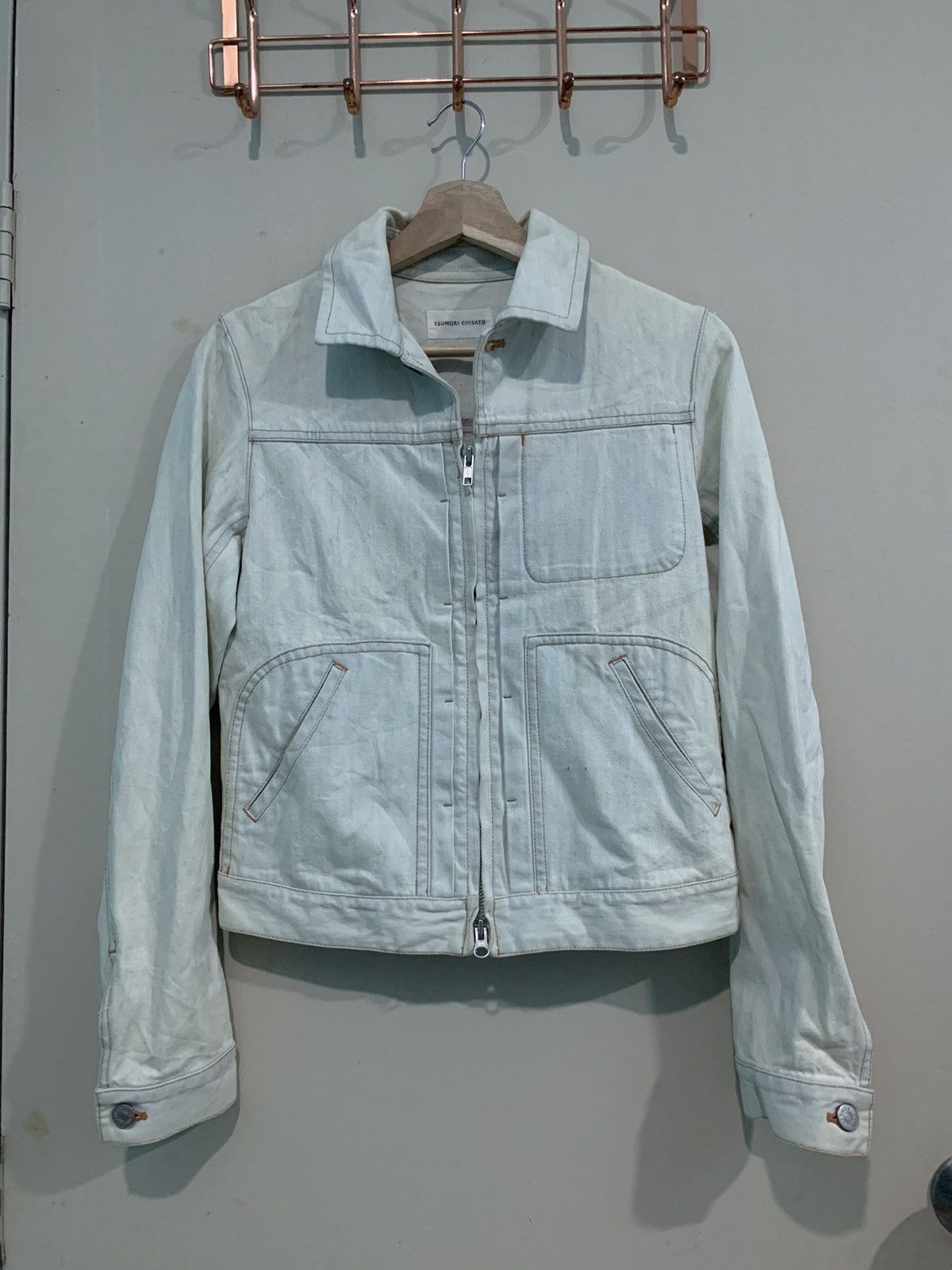 Designer × Issey Miyake × Tsumori Chisato Issey Miyake By Tsumori Chisato Denim Jacket Size L / US 10 / IT 46 - 1 Thumbnail