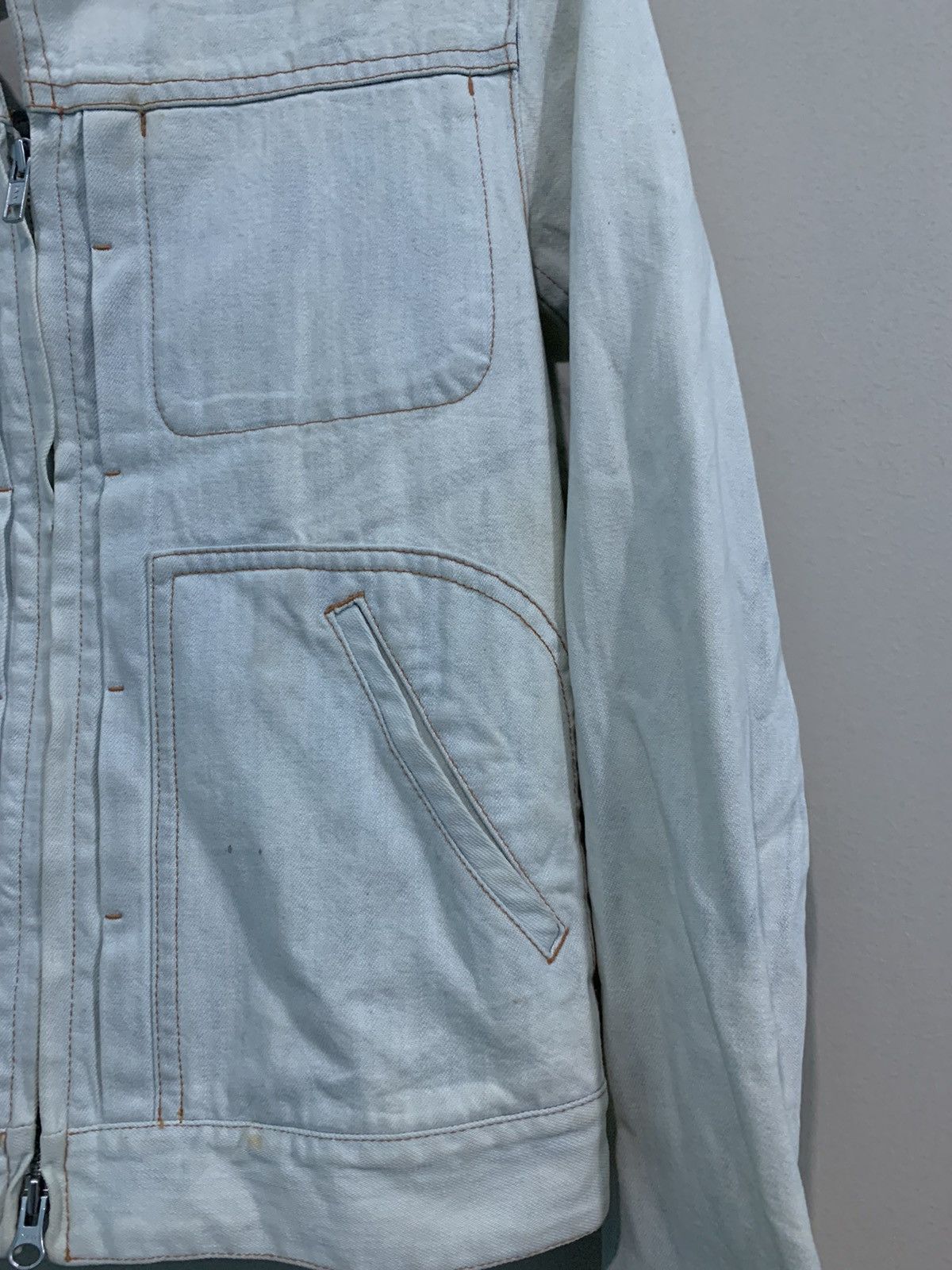 Designer × Issey Miyake × Tsumori Chisato Issey Miyake By Tsumori Chisato Denim Jacket Size L / US 10 / IT 46 - 4 Thumbnail