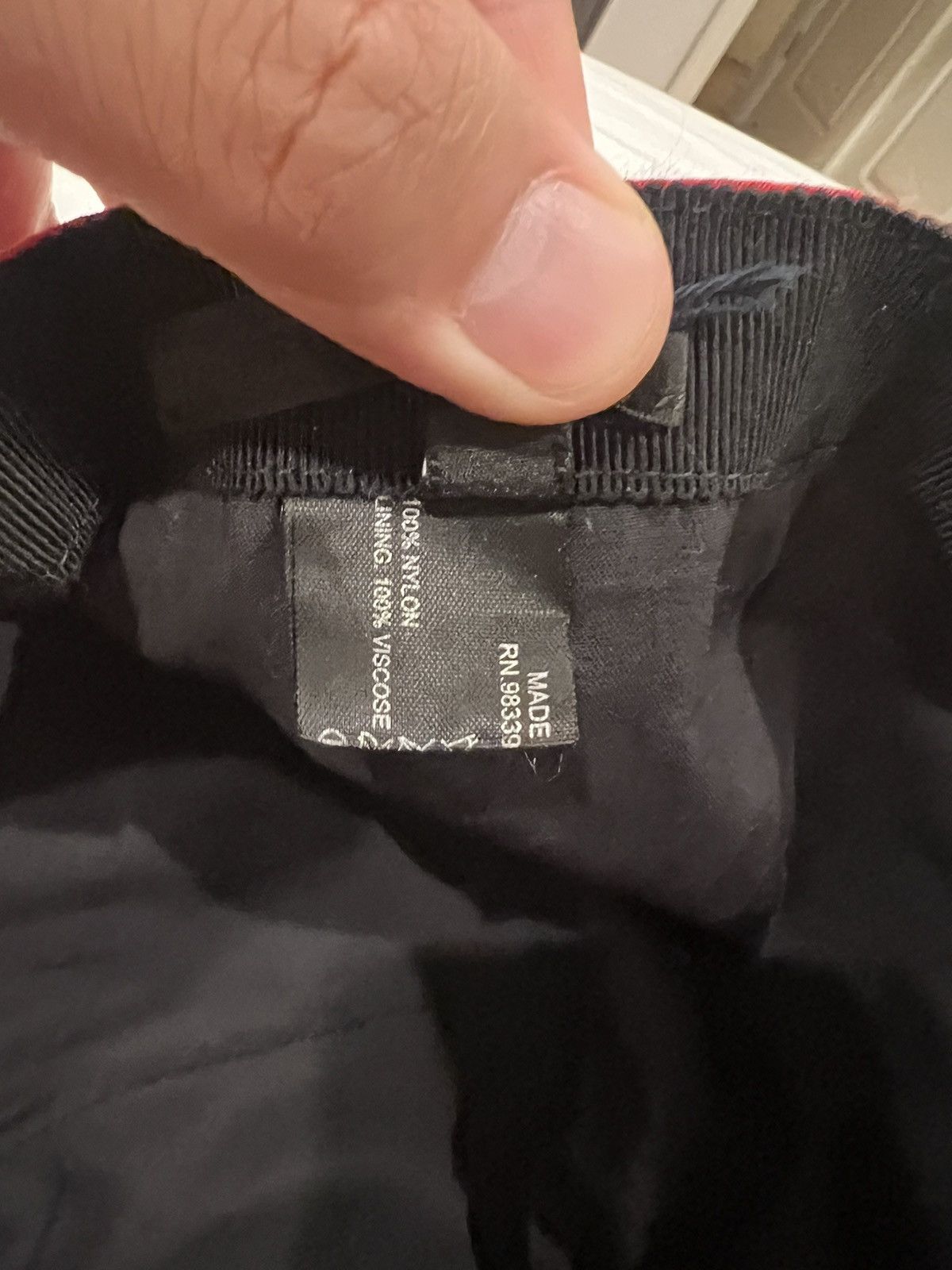 Prada Red Prada Nylon Hat Size ONE SIZE - 5 Thumbnail