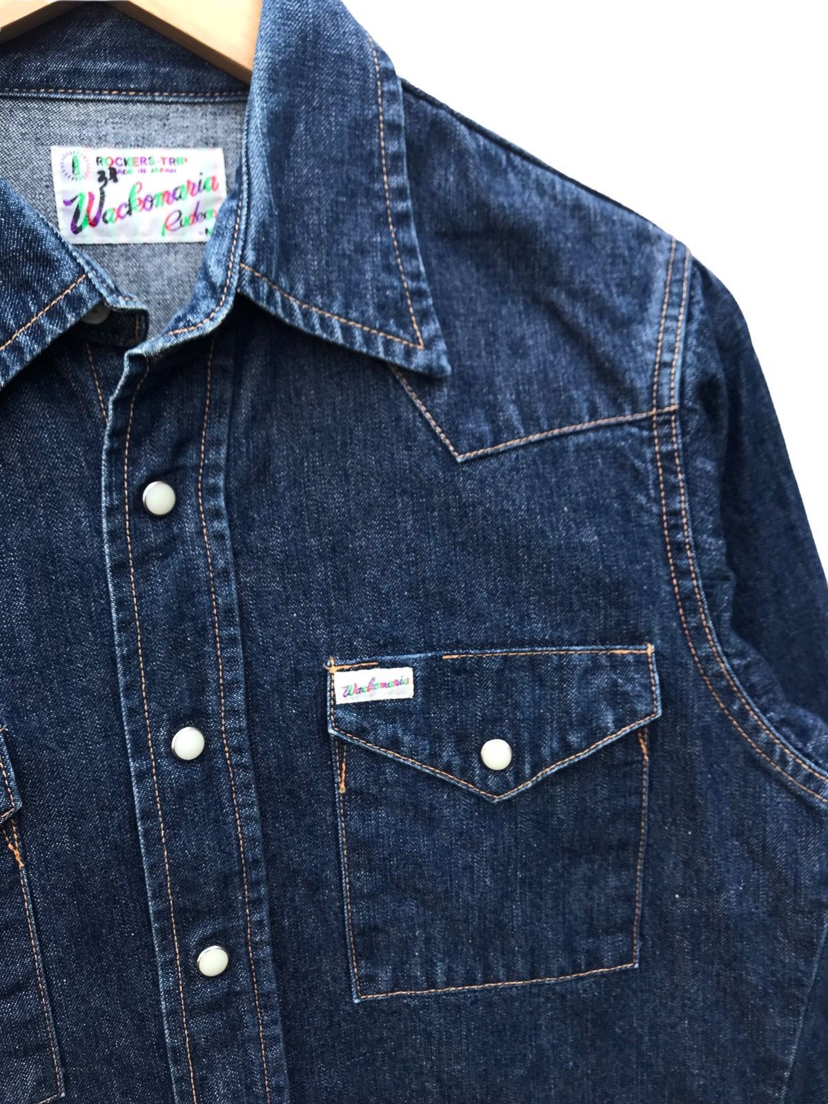 Wacko Maria Wacko Maria Snap Button Denim Western Shirt Size US S / EU 44-46 / 1 - 3 Thumbnail