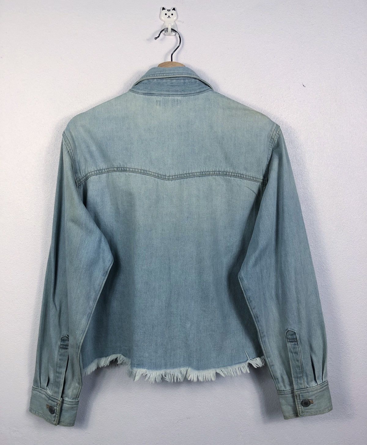 Levi's Rare Levi’s Cropped Button Denim Jacket Size US S / EU 44-46 / 1 - 8 Thumbnail