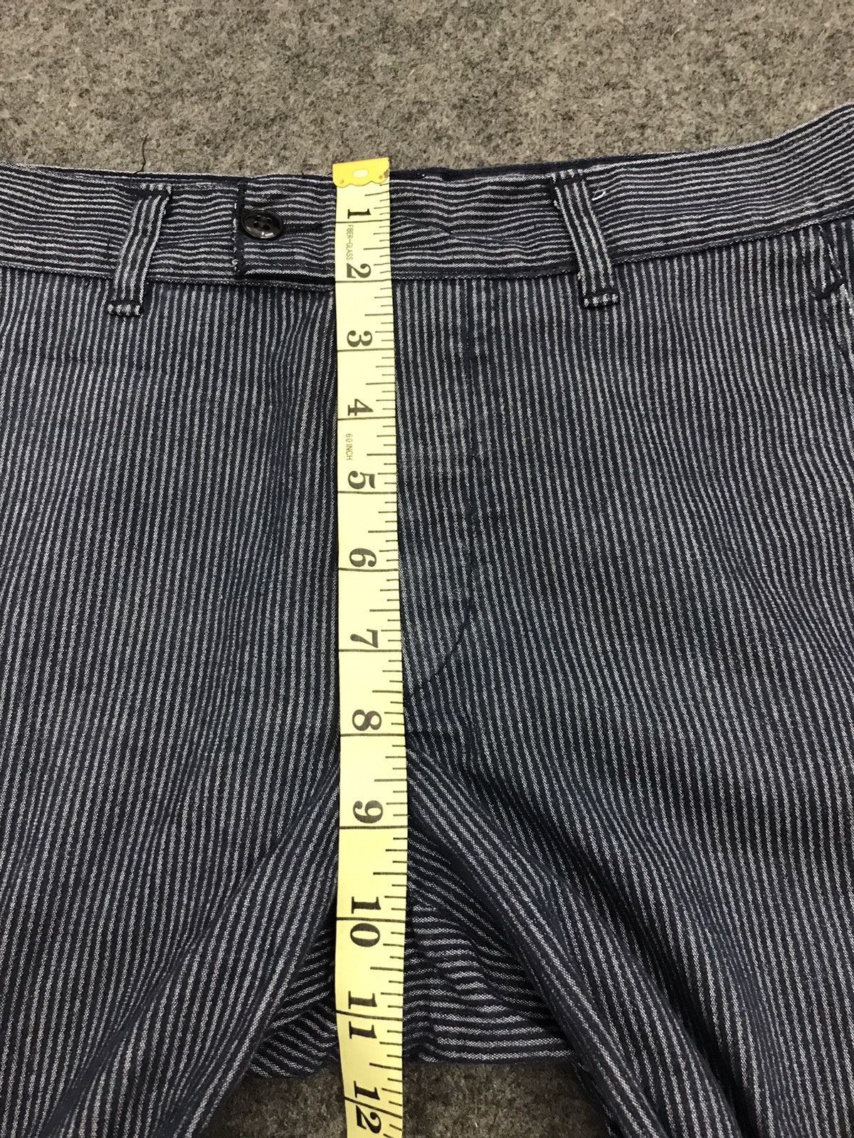CABANE de ZUCCa Cabane De Zucca Travail Hickory Striped Denim Jeans Size 28" / US 6 / IT 42 - 10 Thumbnail