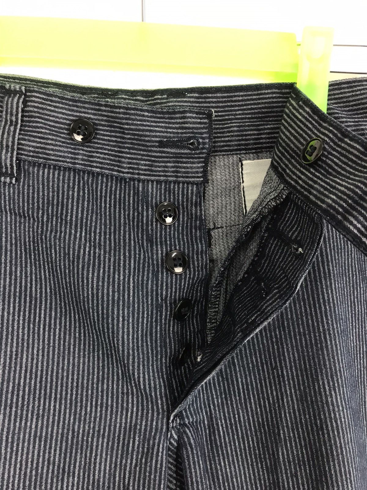 CABANE de ZUCCa Cabane De Zucca Travail Hickory Striped Denim Jeans Size 28" / US 6 / IT 42 - 3 Thumbnail