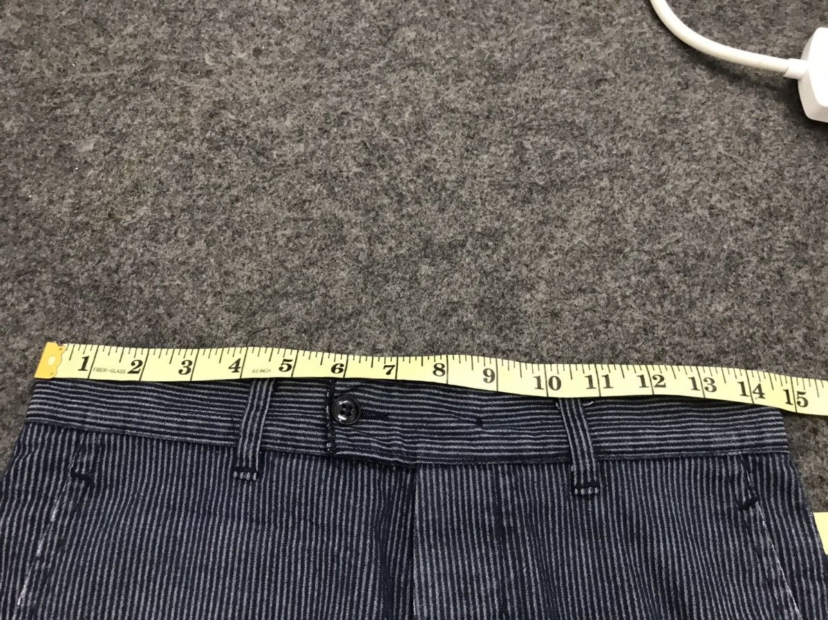 CABANE de ZUCCa Cabane De Zucca Travail Hickory Striped Denim Jeans Size 28" / US 6 / IT 42 - 7 Thumbnail