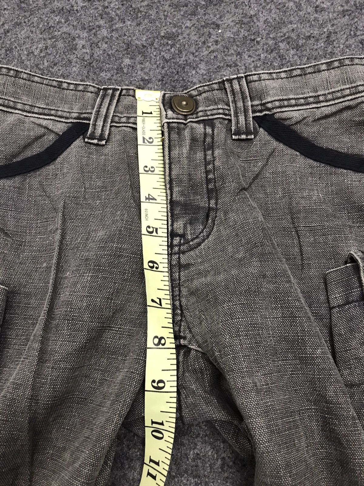 Japanese Brand Vintage 90s Love Surf Distressed Denim Cargo Tactical Jeans Size 28" / US 6 / IT 42 - 10 Thumbnail