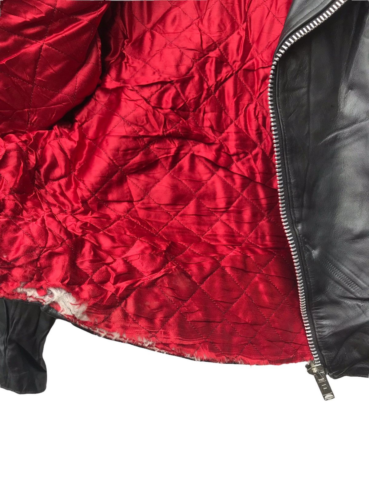 Vintage Vintage 666 England Double Collar Punk Leather Jacket Size US S / EU 44-46 / 1 - 12 Thumbnail