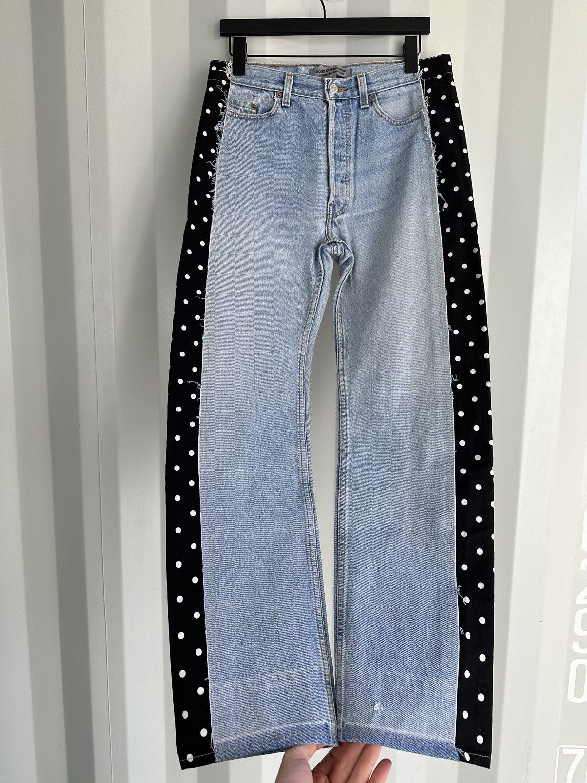 Reworked Polka Dot Levi’s