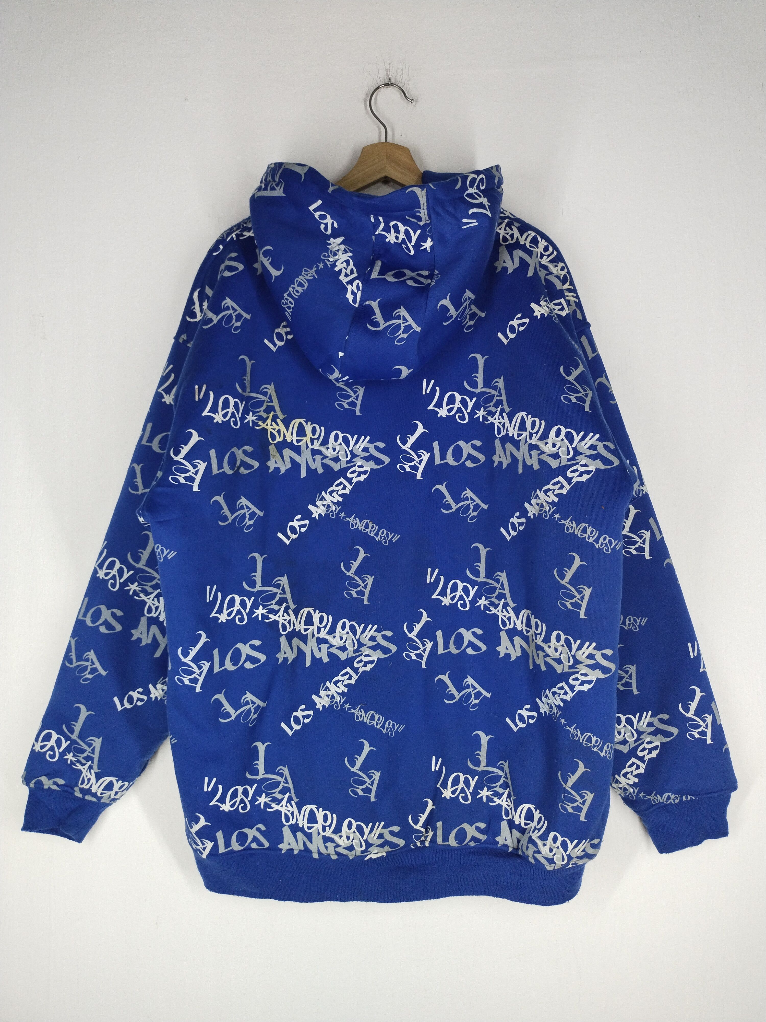 Urban Outfitters VINTAGE FULLPRINT LOS ANGELES ZIPPER HOODIE Size US XL / EU 56 / 4 - 7 Thumbnail