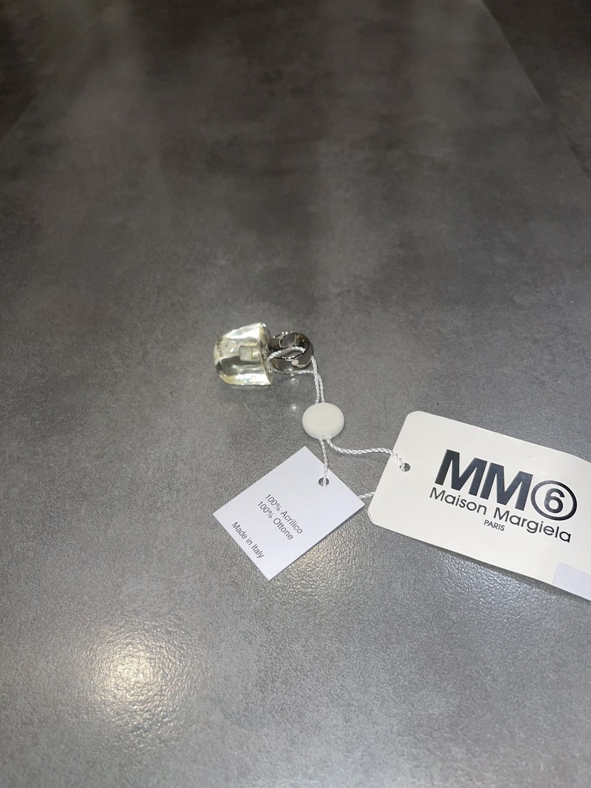 Maison Margiela DSWT! Maison Margiela Big Chrystal Ring Size ONE SIZE - 4 Thumbnail