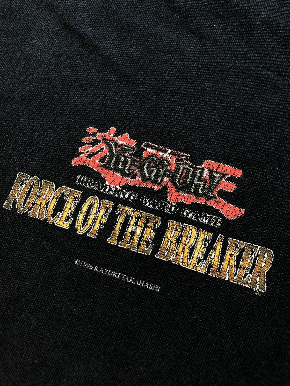 Anime × Vintage RARE! Yu-Gi-Oh (Kazuki Takahashi) Force of the Breaker tee Size US M / EU 48-50 / 2 - 3 Thumbnail
