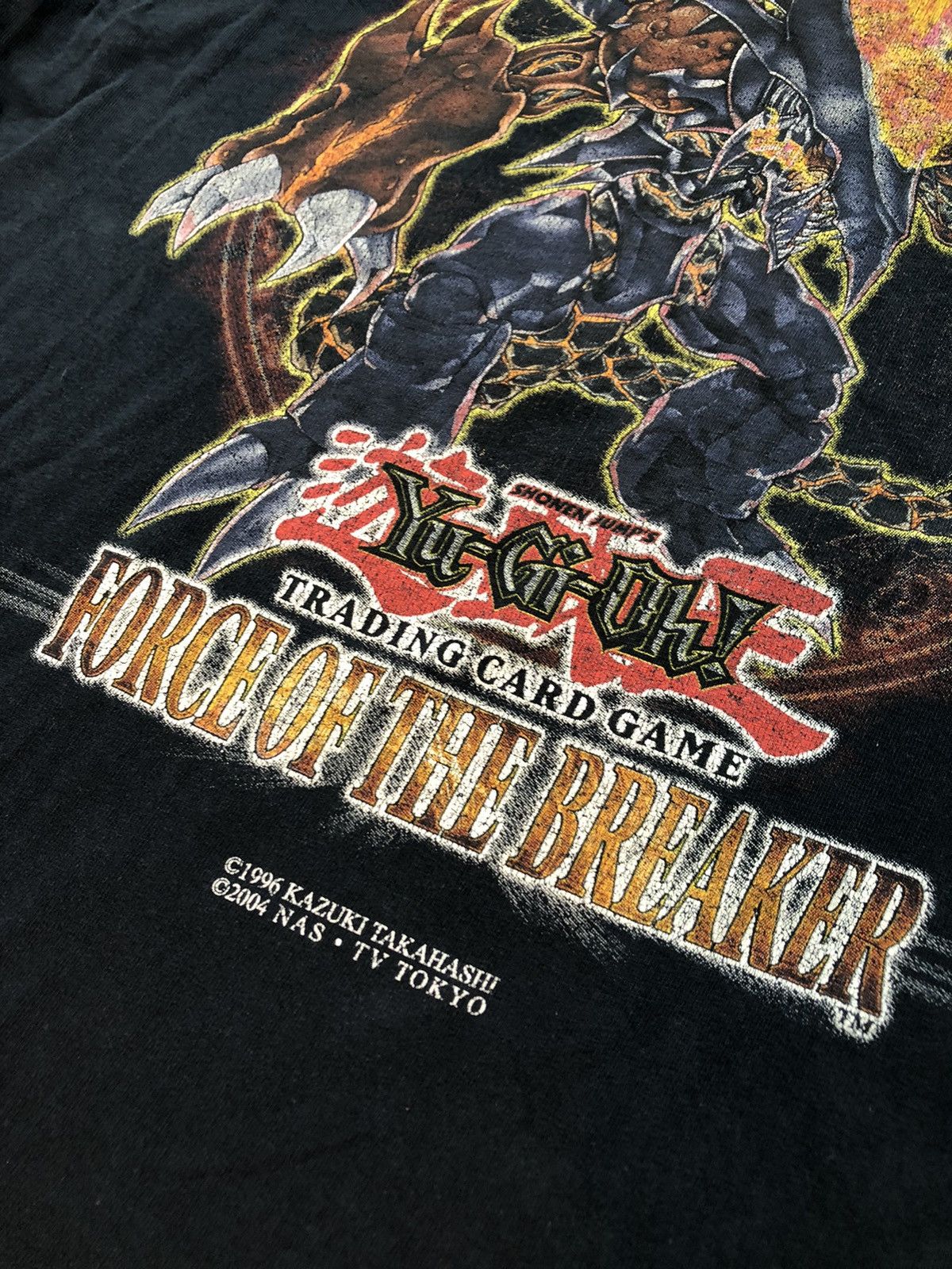 Anime × Vintage RARE! Yu-Gi-Oh (Kazuki Takahashi) Force of the Breaker tee Size US M / EU 48-50 / 2 - 8 Thumbnail
