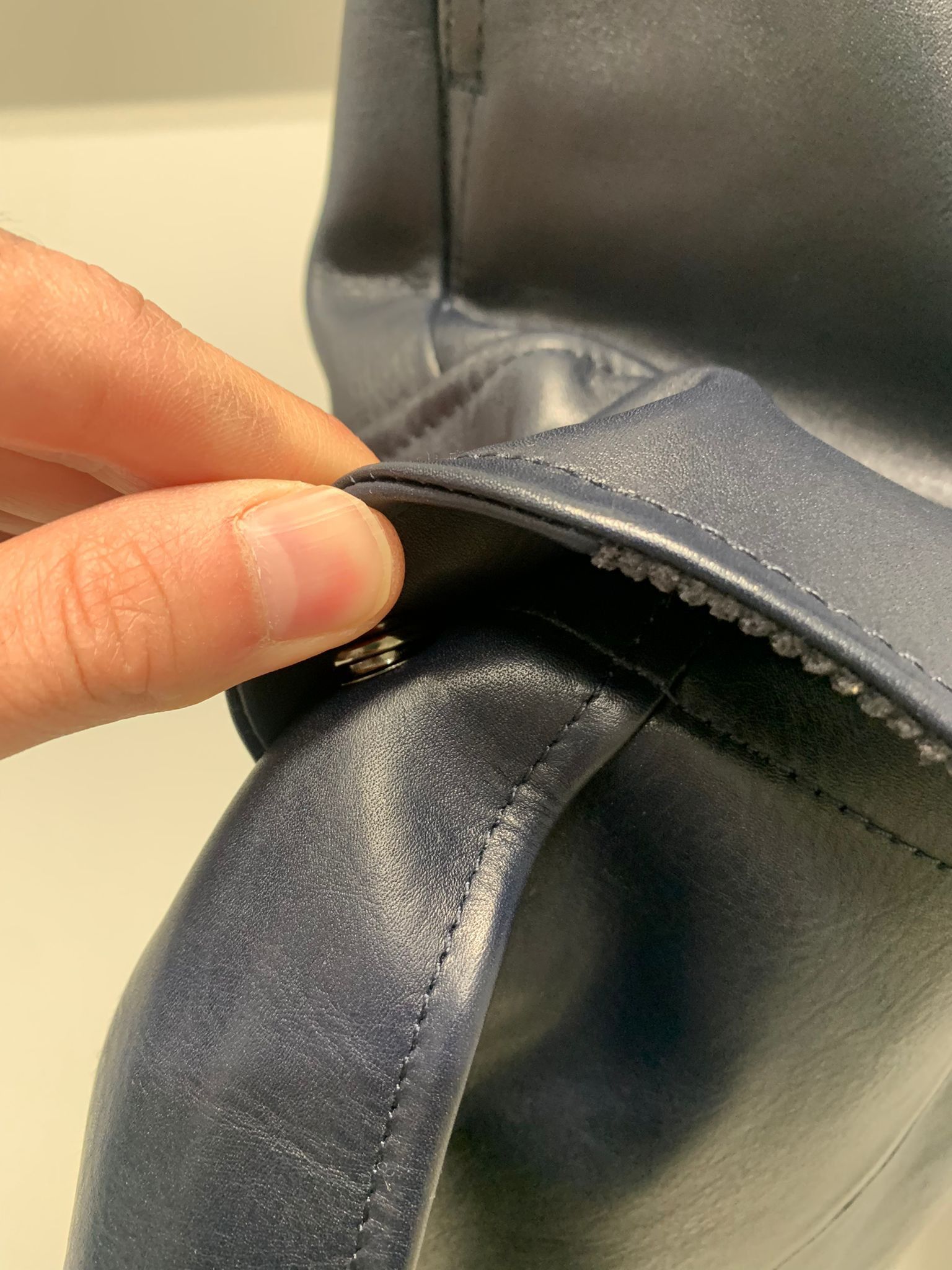 Acne Studios Leather Cargo Trousers in Dark Navy Size US 32 / EU 48 - 6 Thumbnail
