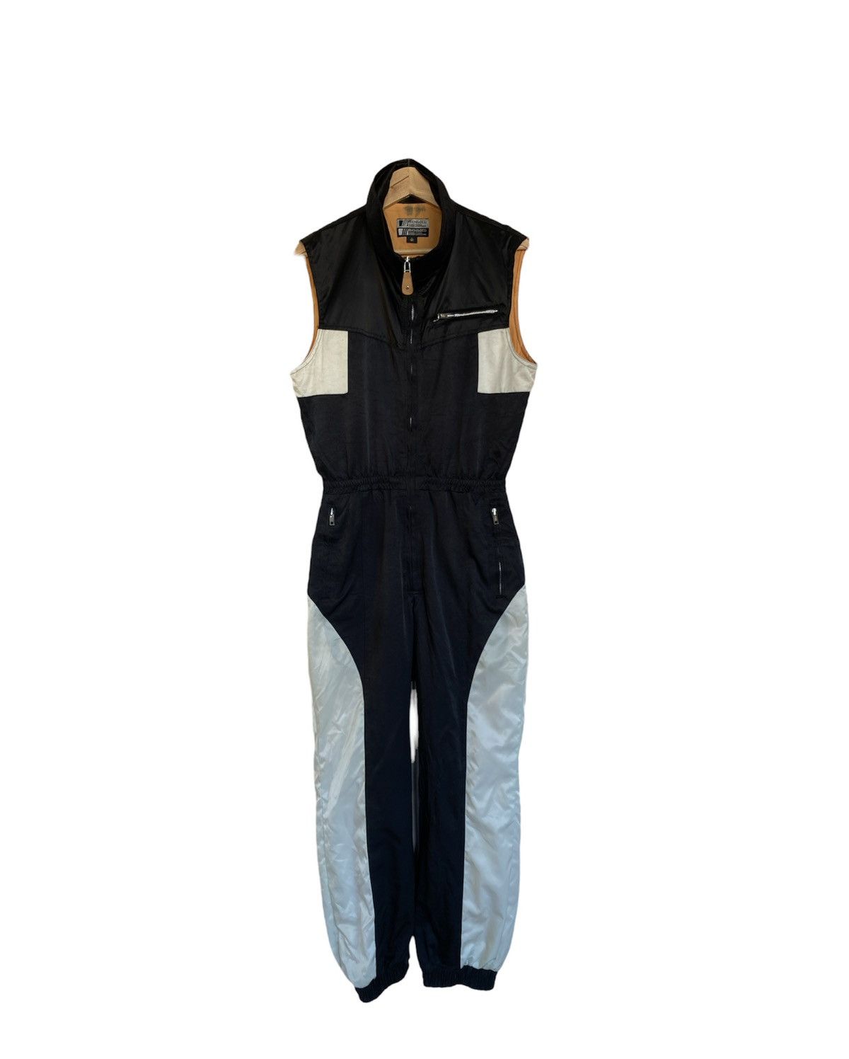 image of Vintage Japanese Designer Jumpsuit Ski Wear Snowboarding in Black, Men's (Size 29)