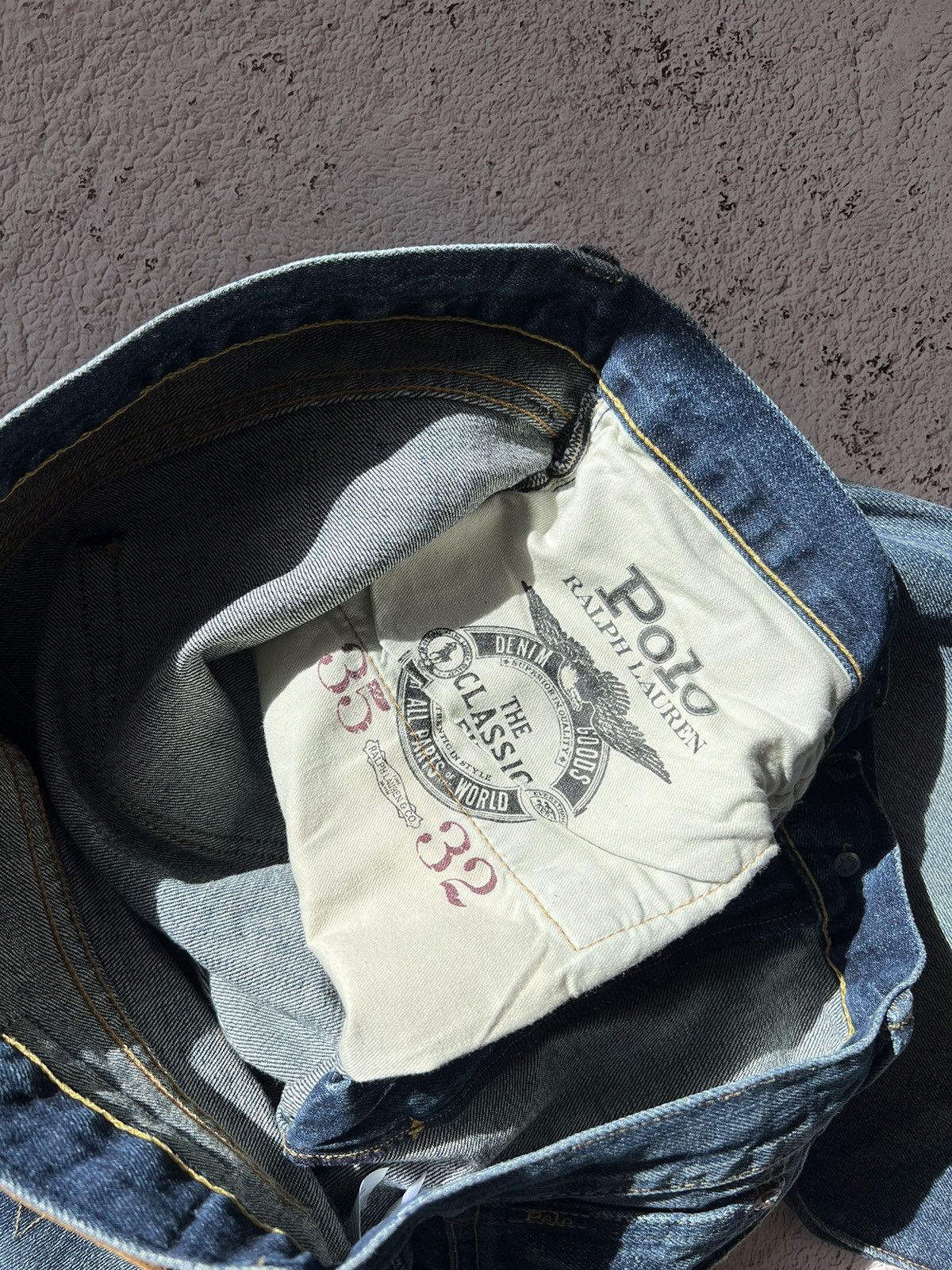 Polo Ralph Lauren × RRL Ralph Lauren × Vintage Vintage Polo Ralph Lauren Jeans Denim Pants Size US 35 - 9 Thumbnail
