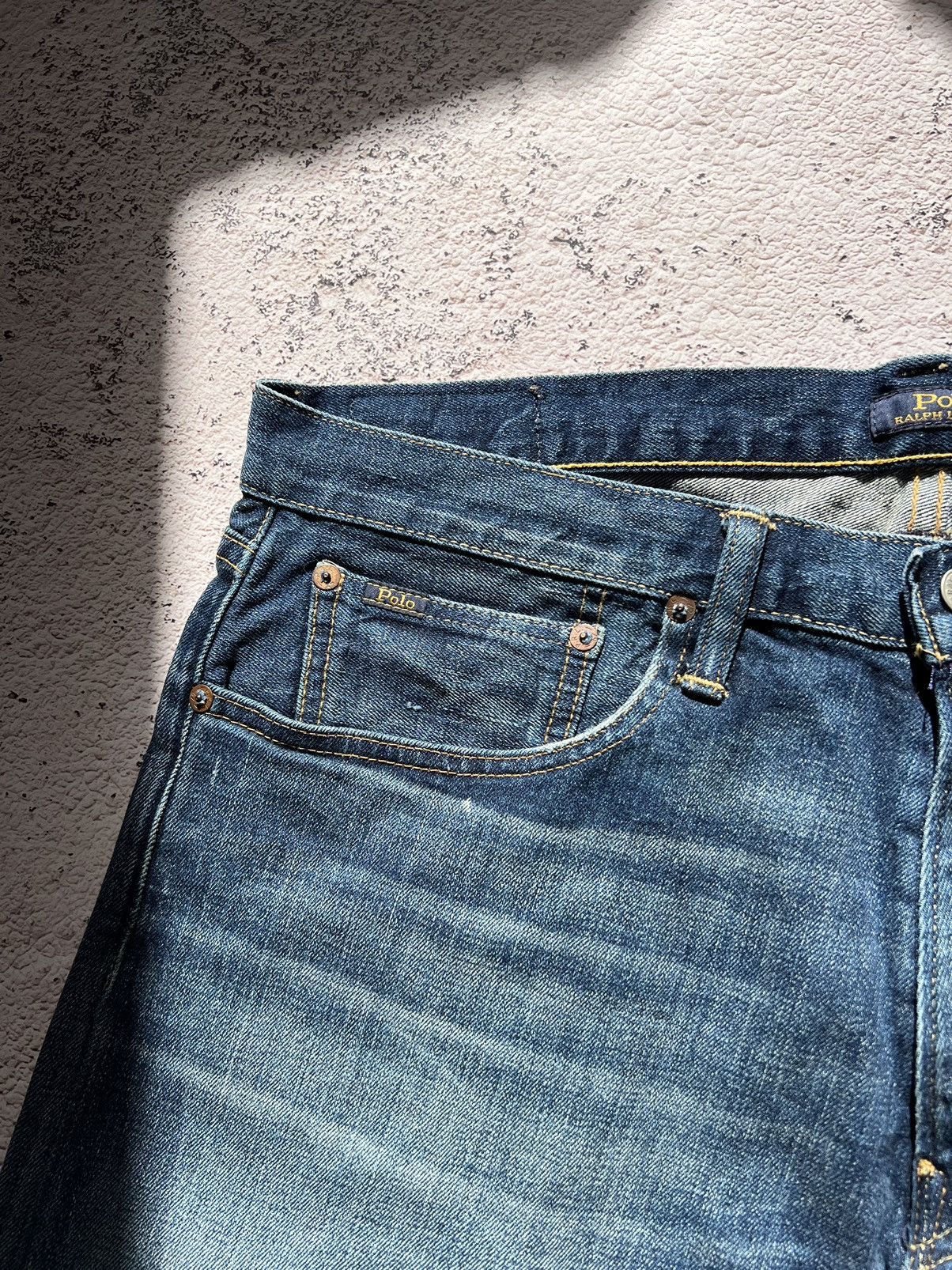 Polo Ralph Lauren × RRL Ralph Lauren × Vintage Vintage Polo Ralph Lauren Jeans Denim Pants Size US 35 - 14 Thumbnail