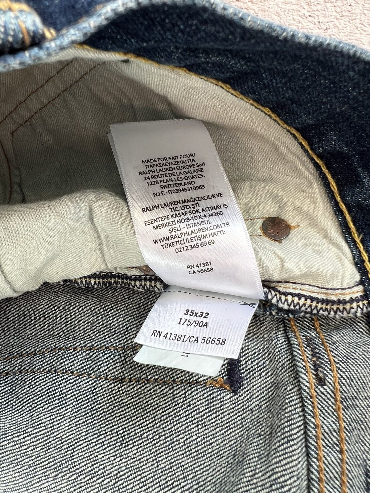 Polo Ralph Lauren × RRL Ralph Lauren × Vintage Vintage Polo Ralph Lauren Jeans Denim Pants Size US 35 - 16 Thumbnail
