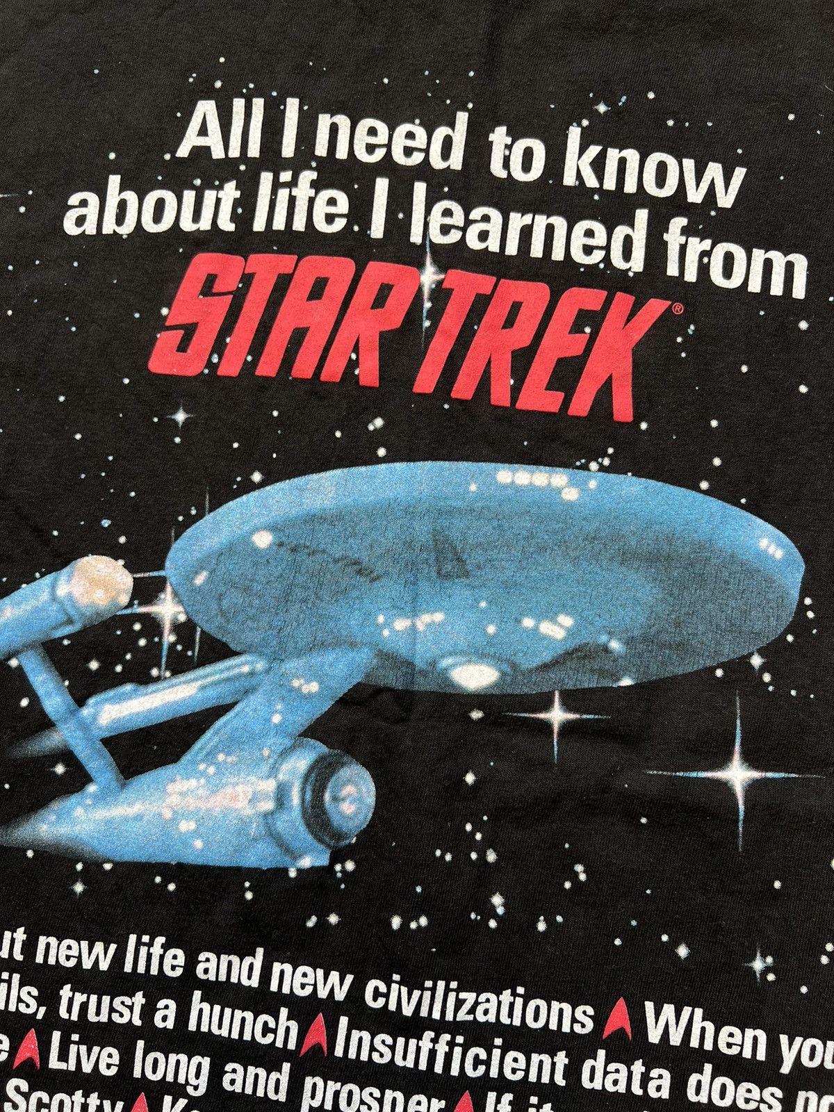 Star Wars × Vintage Vintage 1994 Star Trek shirt Size US XL / EU 56 / 4 - 5 Thumbnail