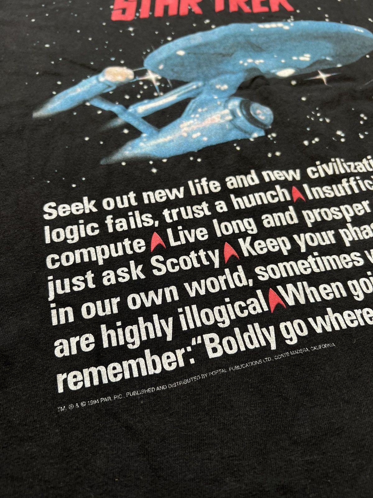 Star Wars × Vintage Vintage 1994 Star Trek shirt Size US XL / EU 56 / 4 - 6 Thumbnail