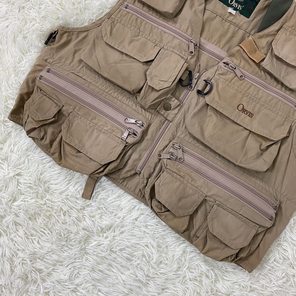 Japanese Brand NICE DESIGN ORVIS MULTI POCKET SURVIVAL VEST Size US L / EU 52-54 / 3 - 5 Thumbnail