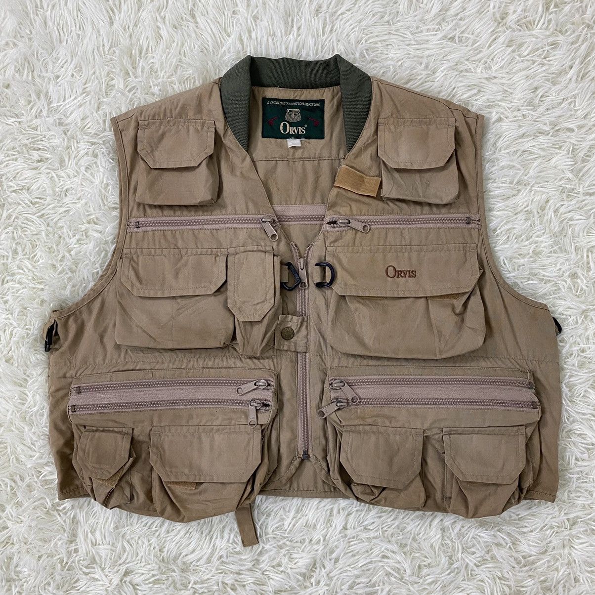 Japanese Brand NICE DESIGN ORVIS MULTI POCKET SURVIVAL VEST Size US L / EU 52-54 / 3 - 1 Thumbnail