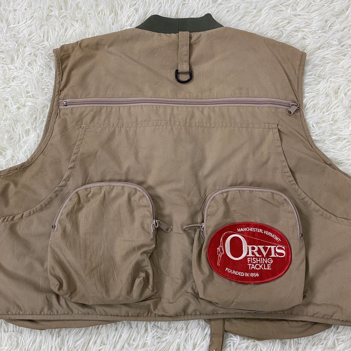Japanese Brand NICE DESIGN ORVIS MULTI POCKET SURVIVAL VEST Size US L / EU 52-54 / 3 - 6 Thumbnail
