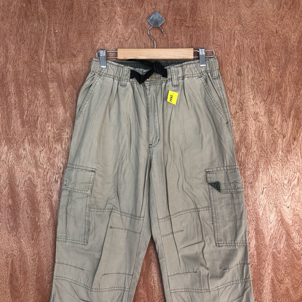 Japanese Brand Japan Brown Multipocket Cargo Pants #2335 Size US 31 - 2 Thumbnail