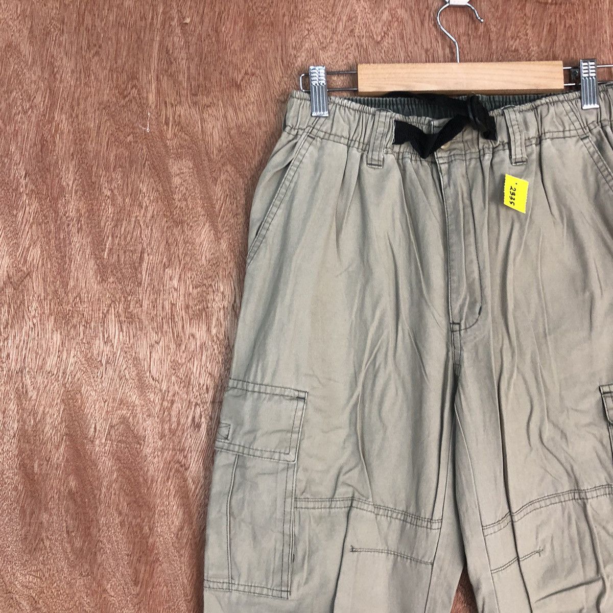 Japanese Brand Japan Brown Multipocket Cargo Pants #2335 Size US 31 - 6 Thumbnail
