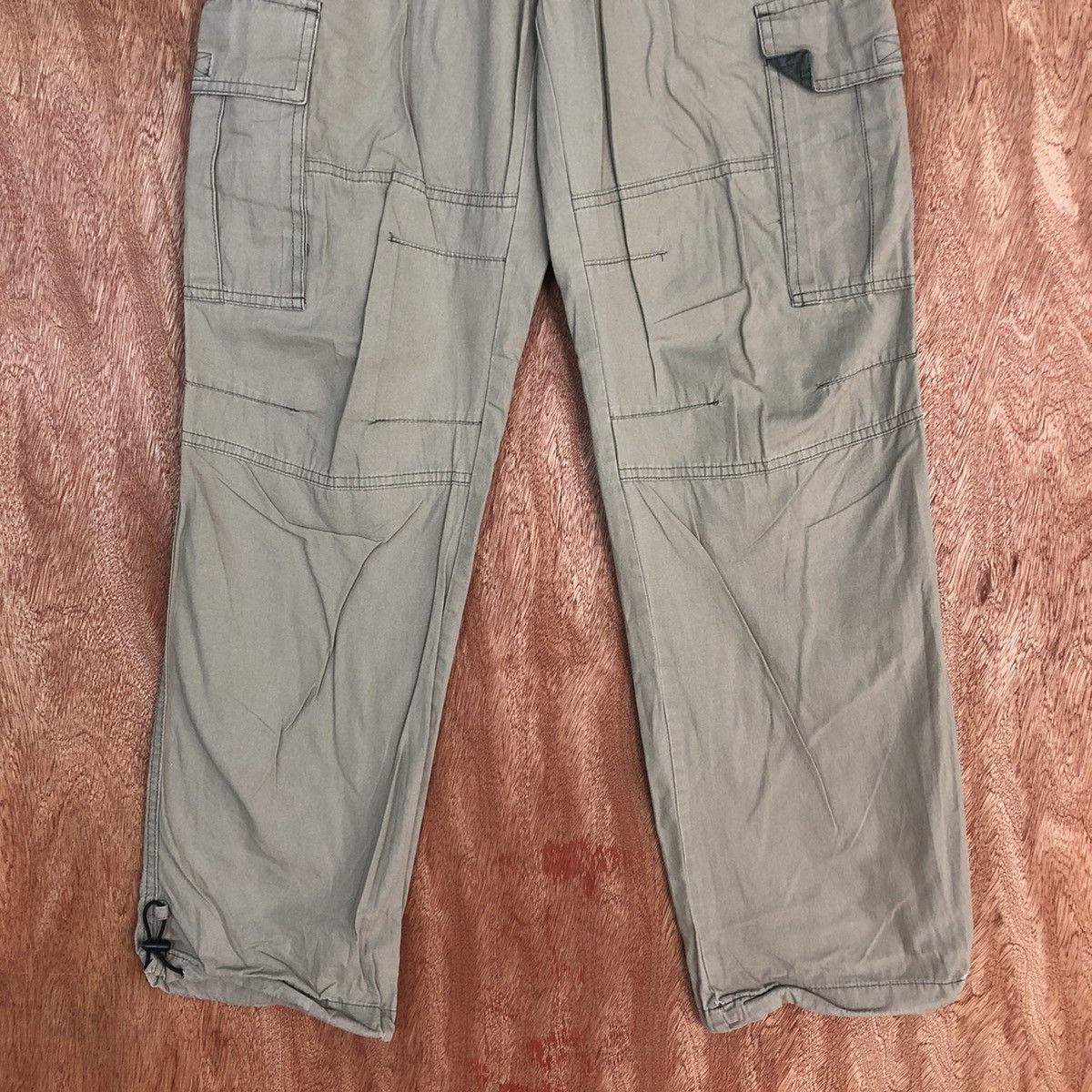 Japanese Brand Japan Brown Multipocket Cargo Pants #2335 Size US 31 - 3 Thumbnail