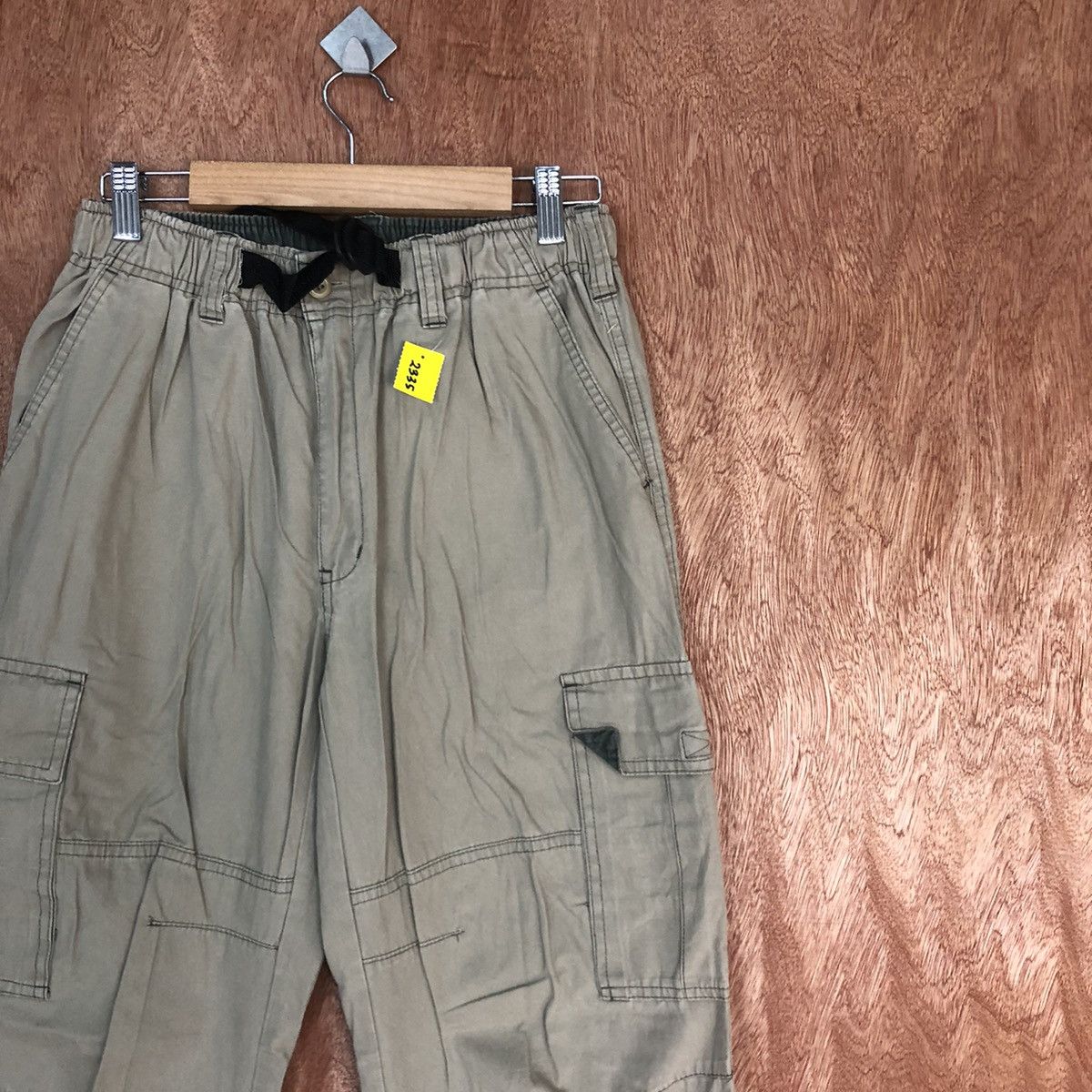 Japanese Brand Japan Brown Multipocket Cargo Pants #2335 Size US 31 - 5 Thumbnail