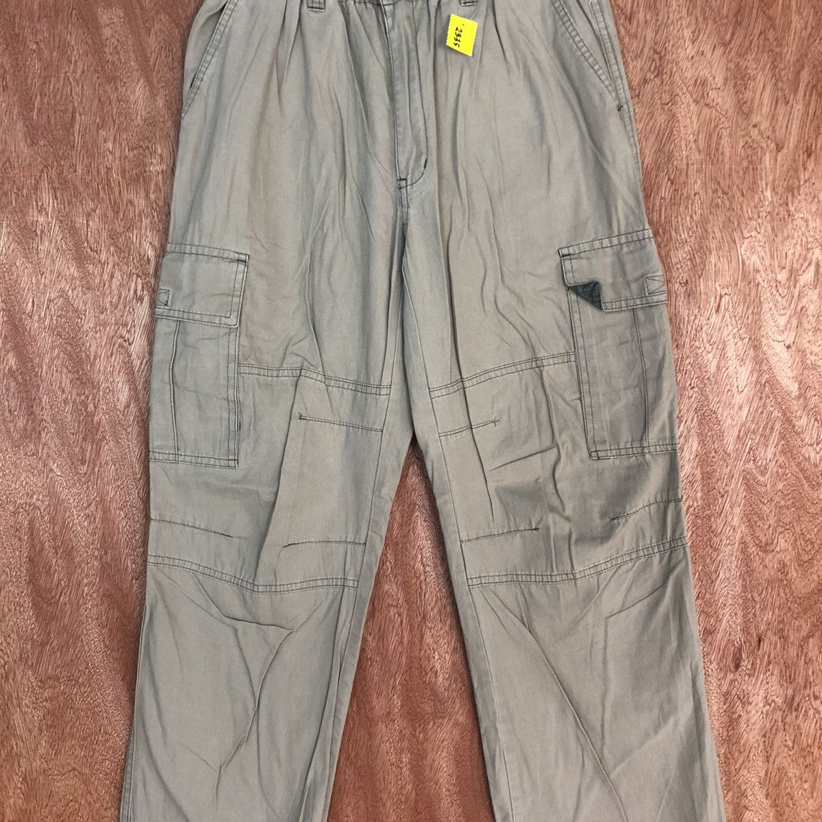 Japanese Brand Japan Brown Multipocket Cargo Pants #2335 Size US 31 - 4 Thumbnail