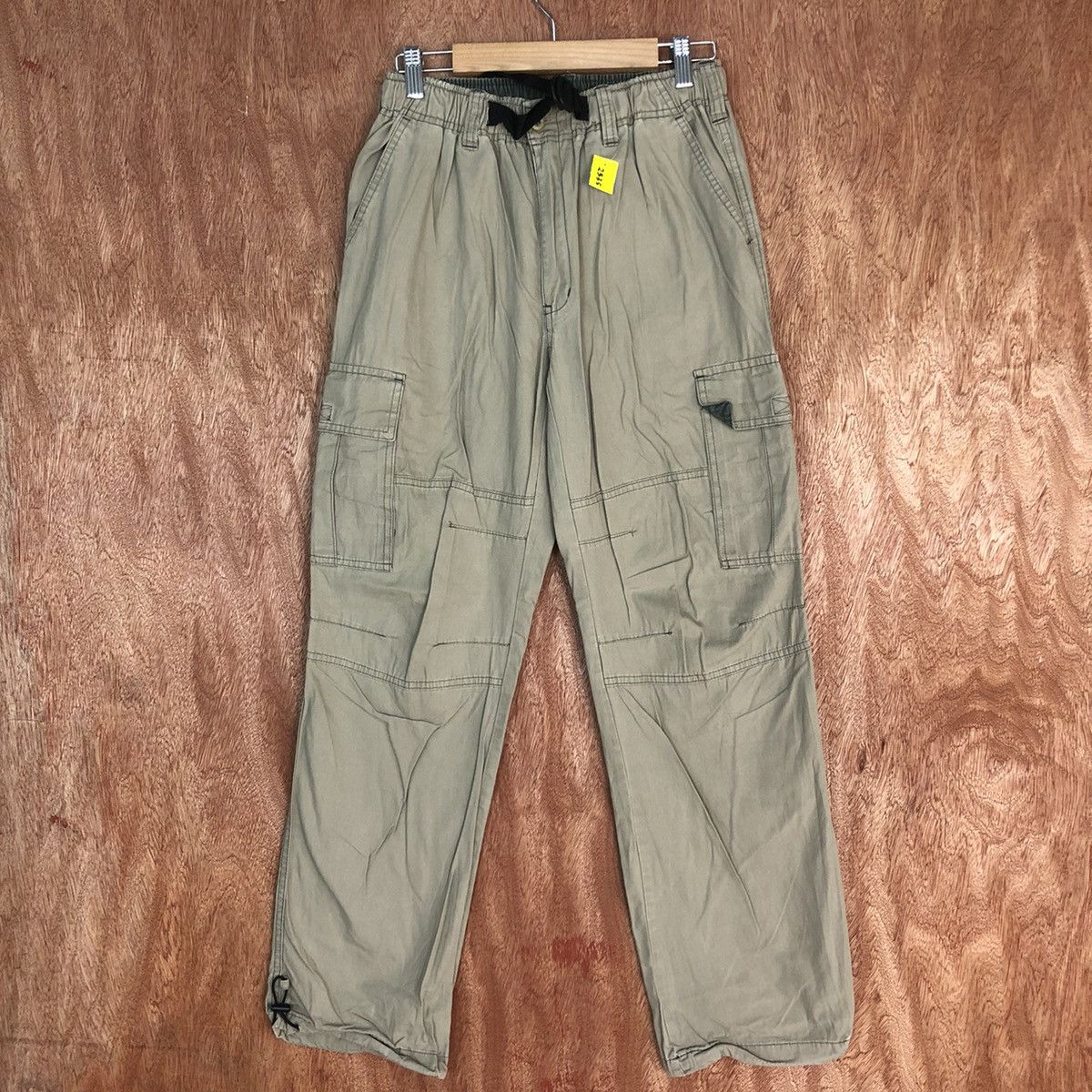 Japanese Brand Japan Brown Multipocket Cargo Pants #2335 Size US 31 - 1 Thumbnail