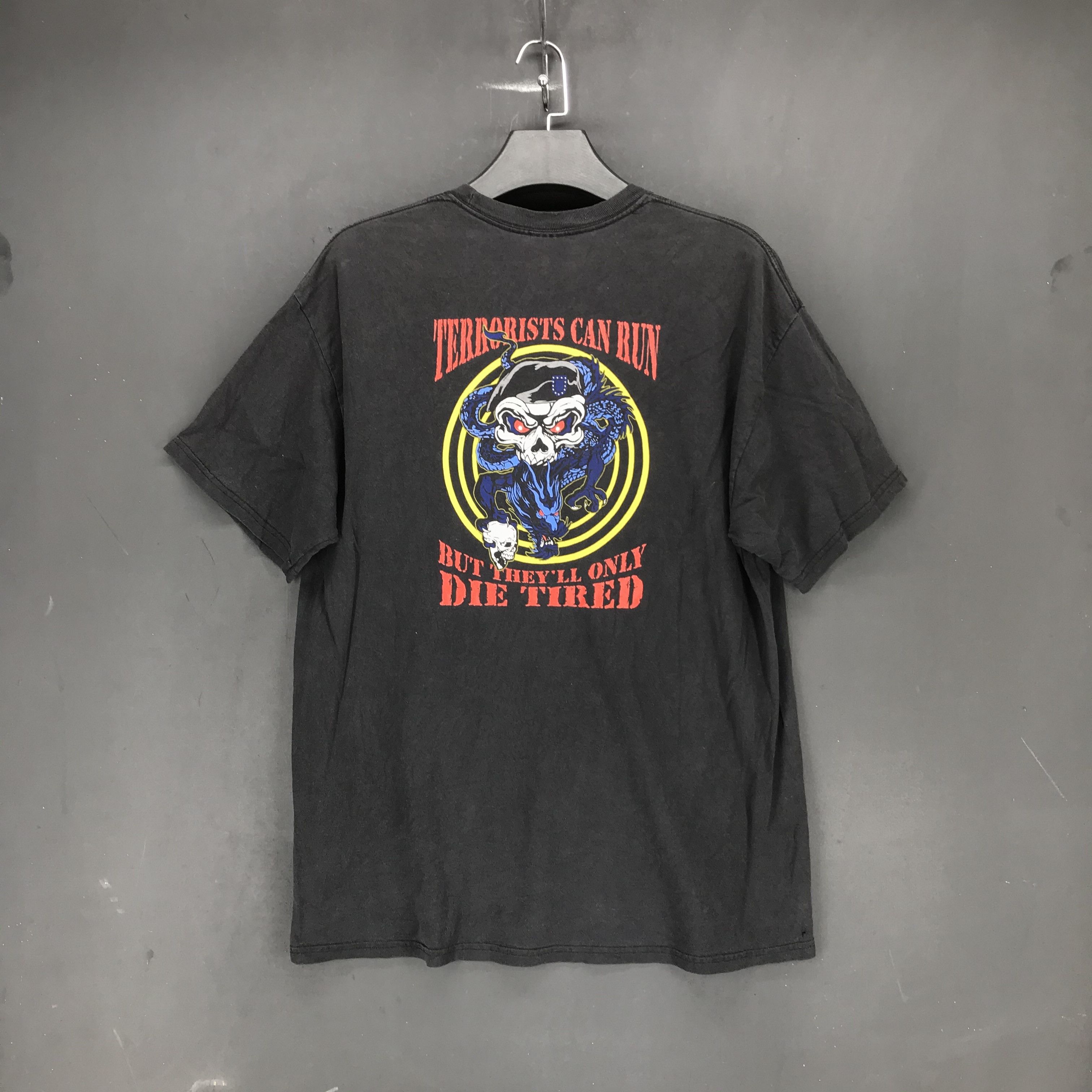 Hanes U.S Army Skulls Dragon Big Logo Tee #2111-79 Size US L / EU 52-54 / 3 - 1 Thumbnail